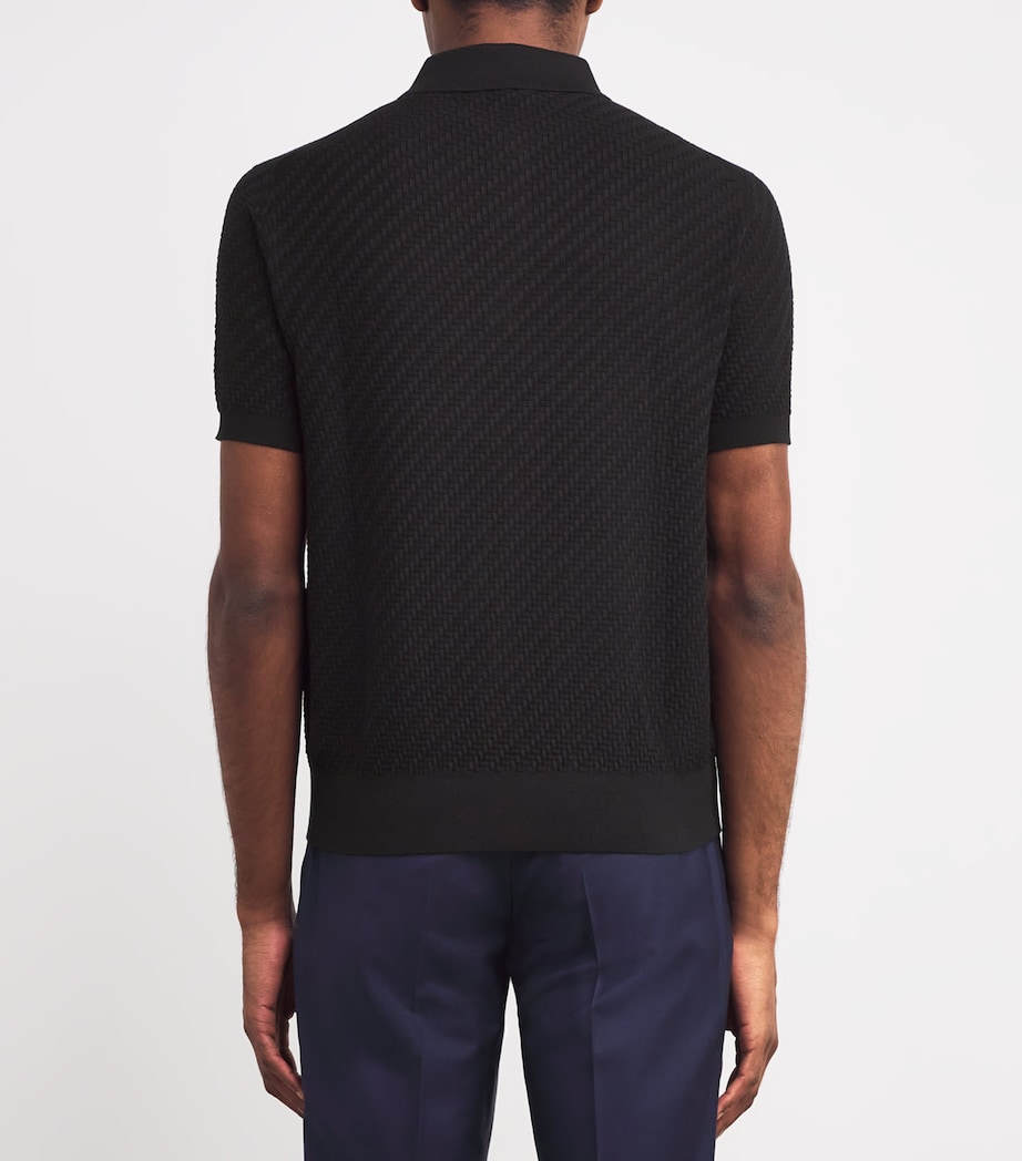 Cotton-Silk-Cashmere Polo Shirt 1000 Image 4