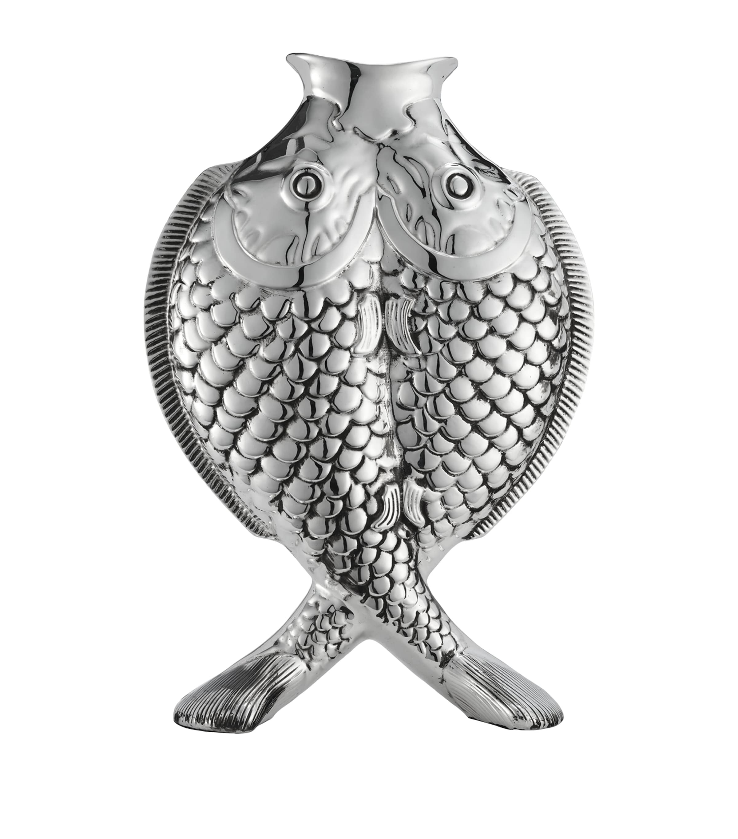 Christofle Silver-Plated Fish Vase (33.5cm) | Harrods US