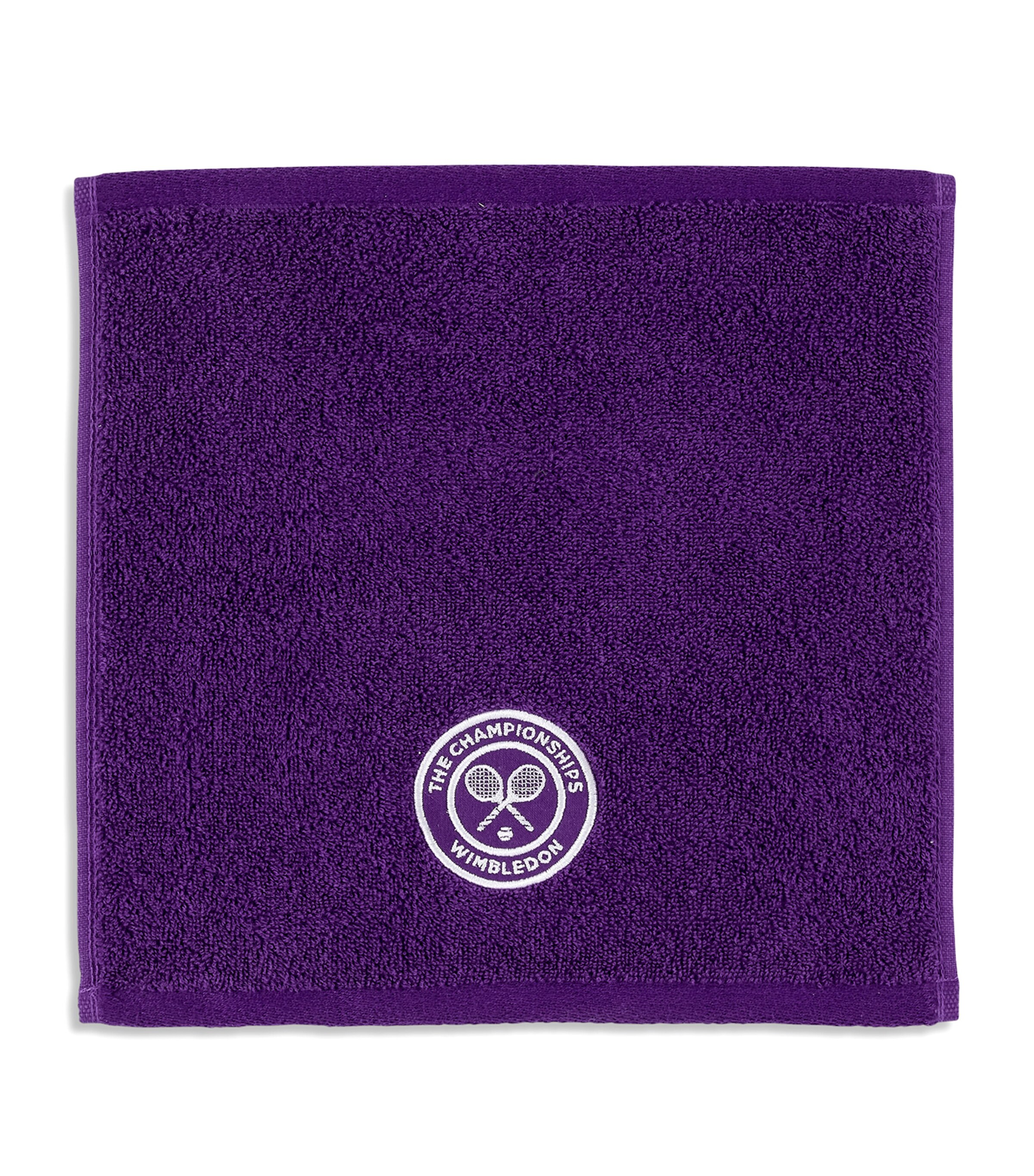 Christy x Wimbledon Face Cloths (Pack of 4) Green / Purple Image 4