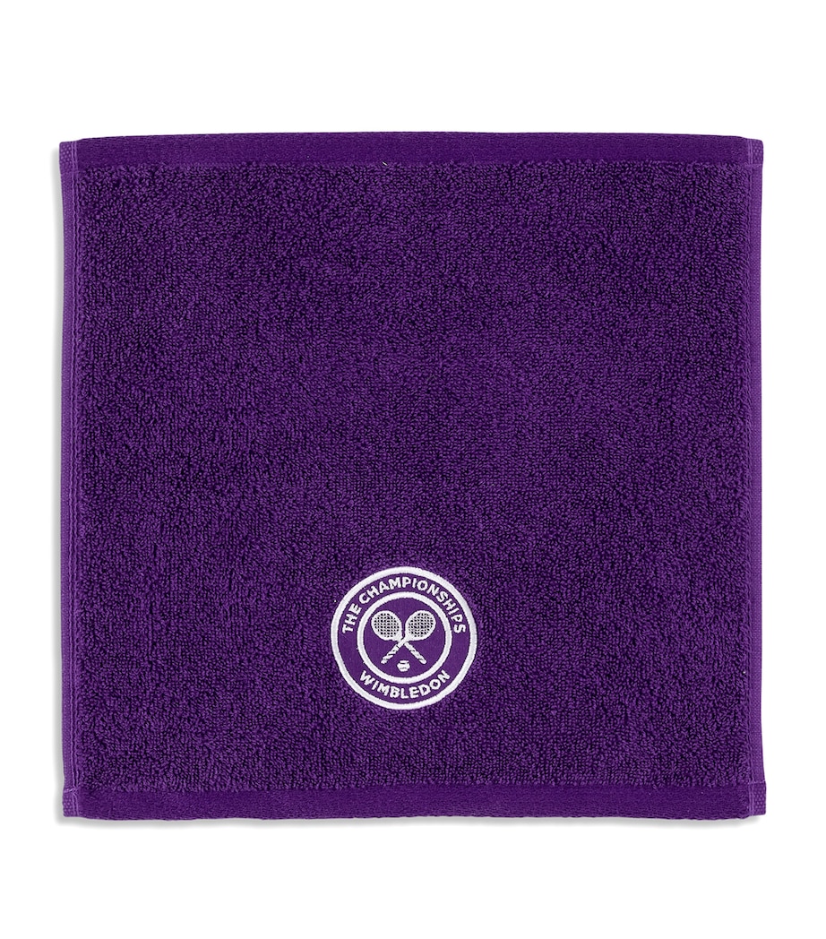 Christy x Wimbledon Face Cloths (Pack of 4) Green / Purple Image 4