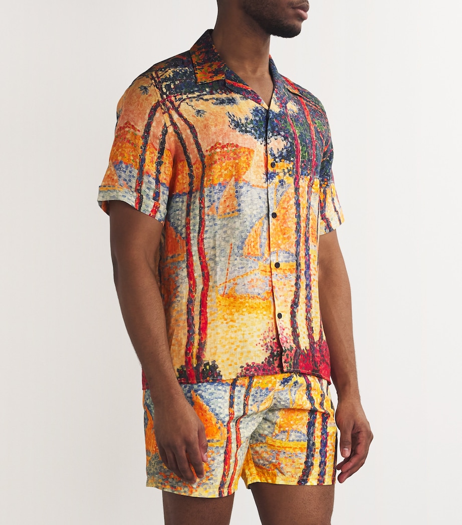 x Paul Signac Linen Chelly Shirt 115 CORN Image 3