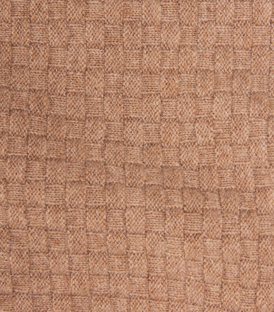 Cashmere Saddle-Shoulder Sweater 0005807 CAMMLLO MLNG Image 5