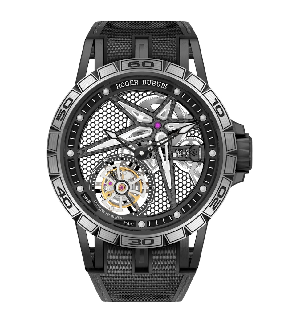 Roger Dubuis Titanium Excalibur Spider Watch 39mm Clear Image 1