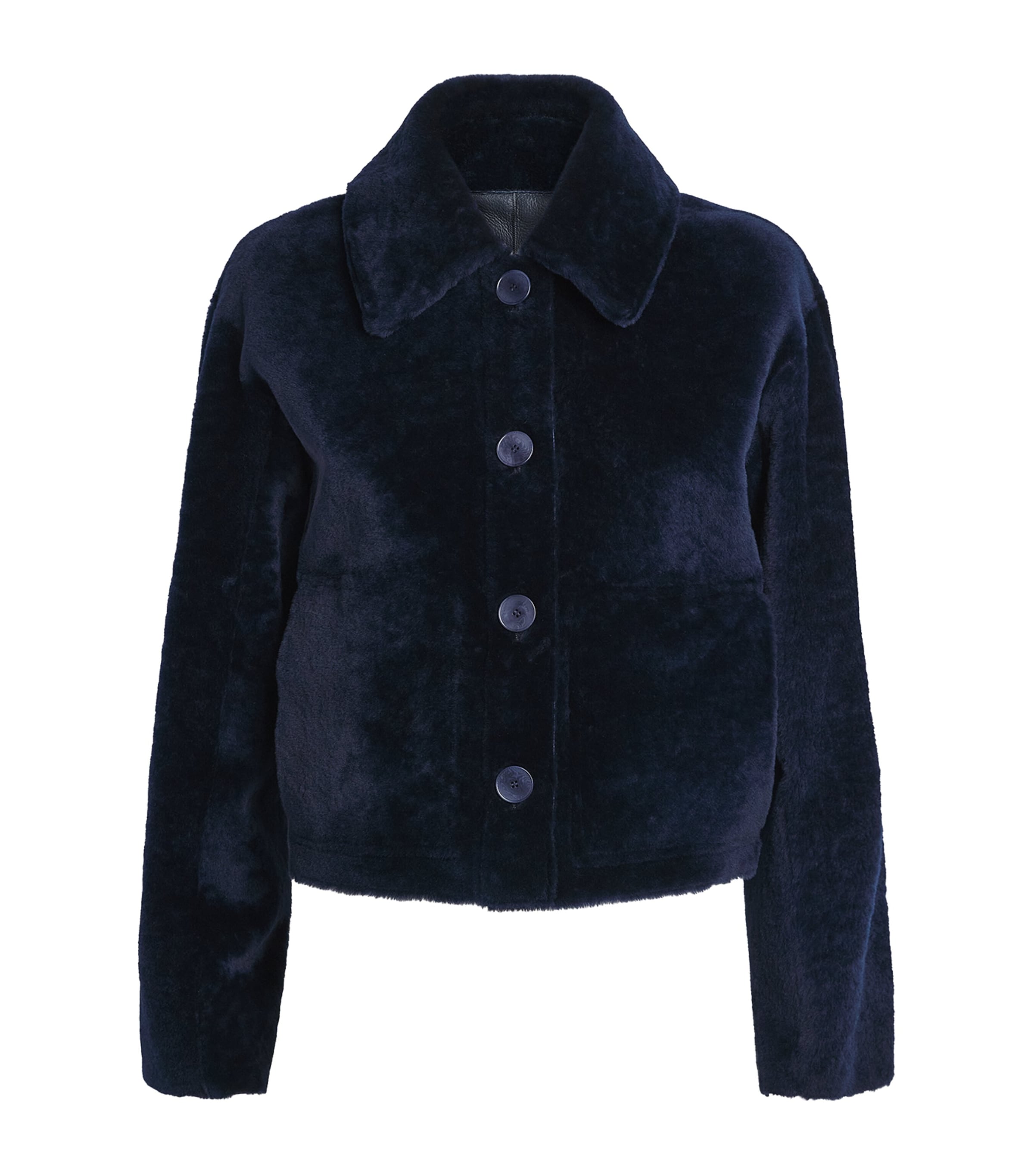 Shearling Reversible Alloway Jacket INDIGO Image 1