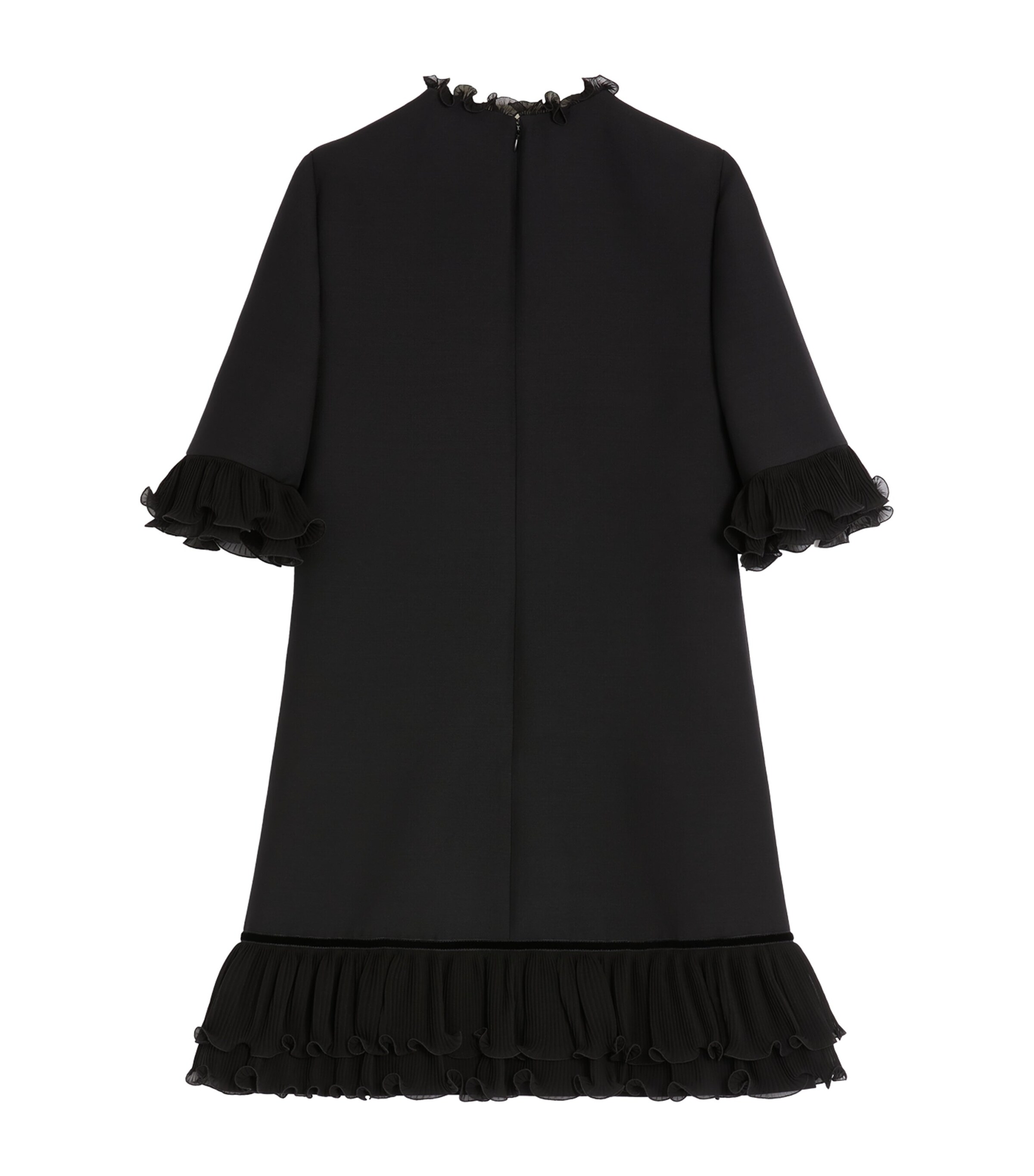 Valentino Womens Silk Ruffled Mini Dress Image 2