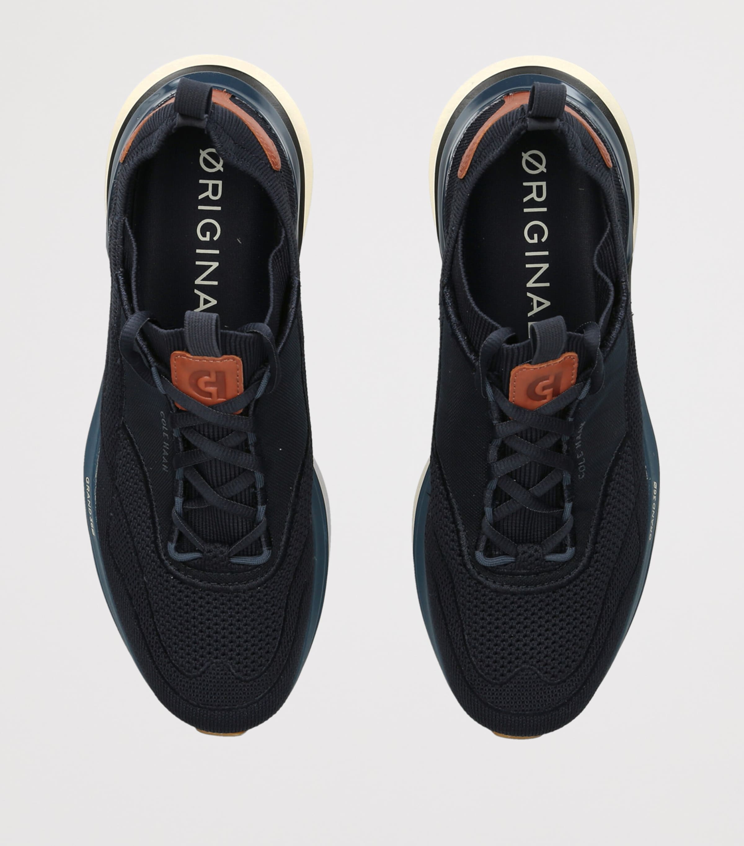 Cole Haan Mens ØriginalGrand Quadstar Stitchlite Running Trainers Navy Image 3