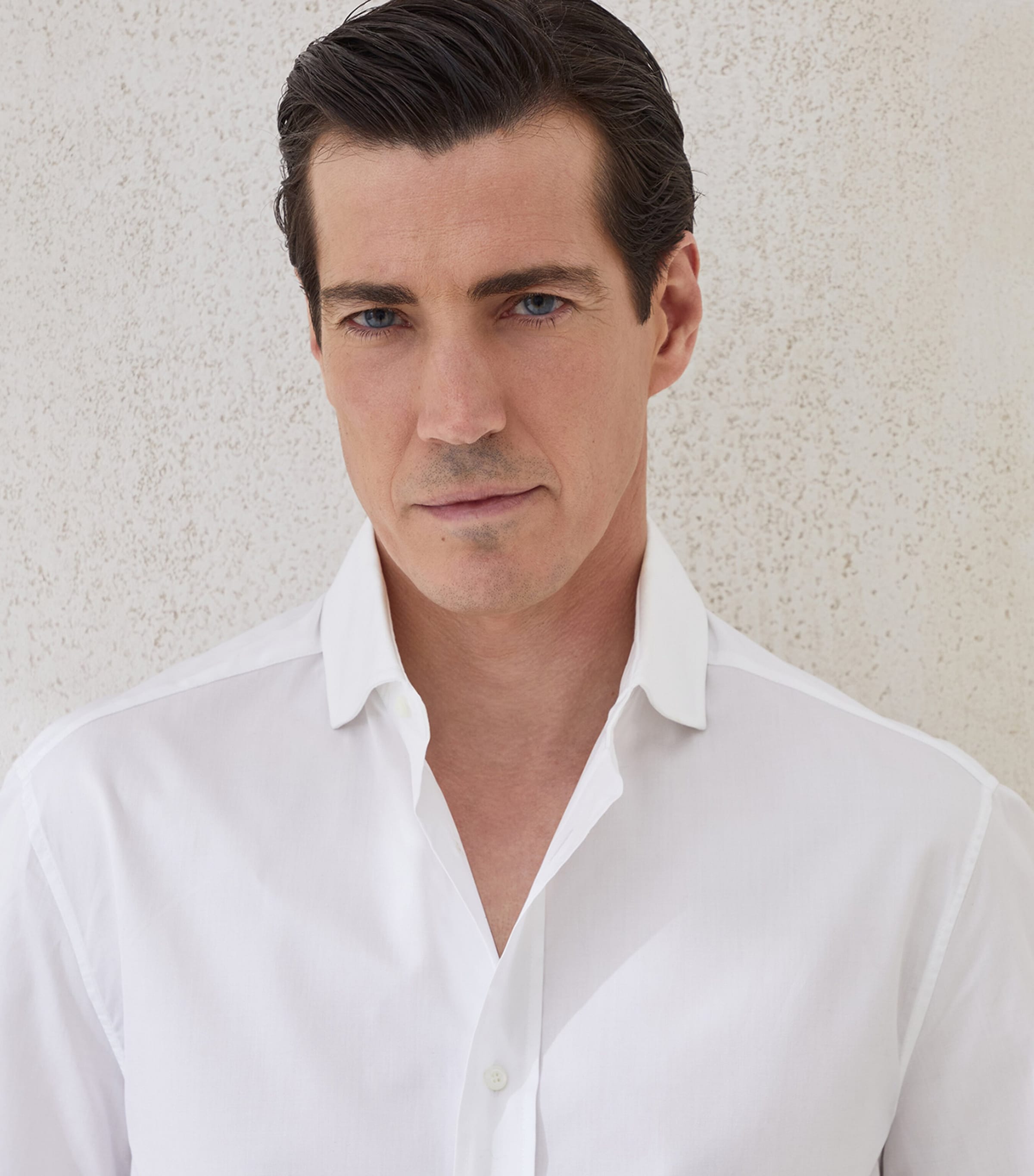 Brunello Cucinelli White Cotton Twill Slim-Fit Shirt | Harrods US