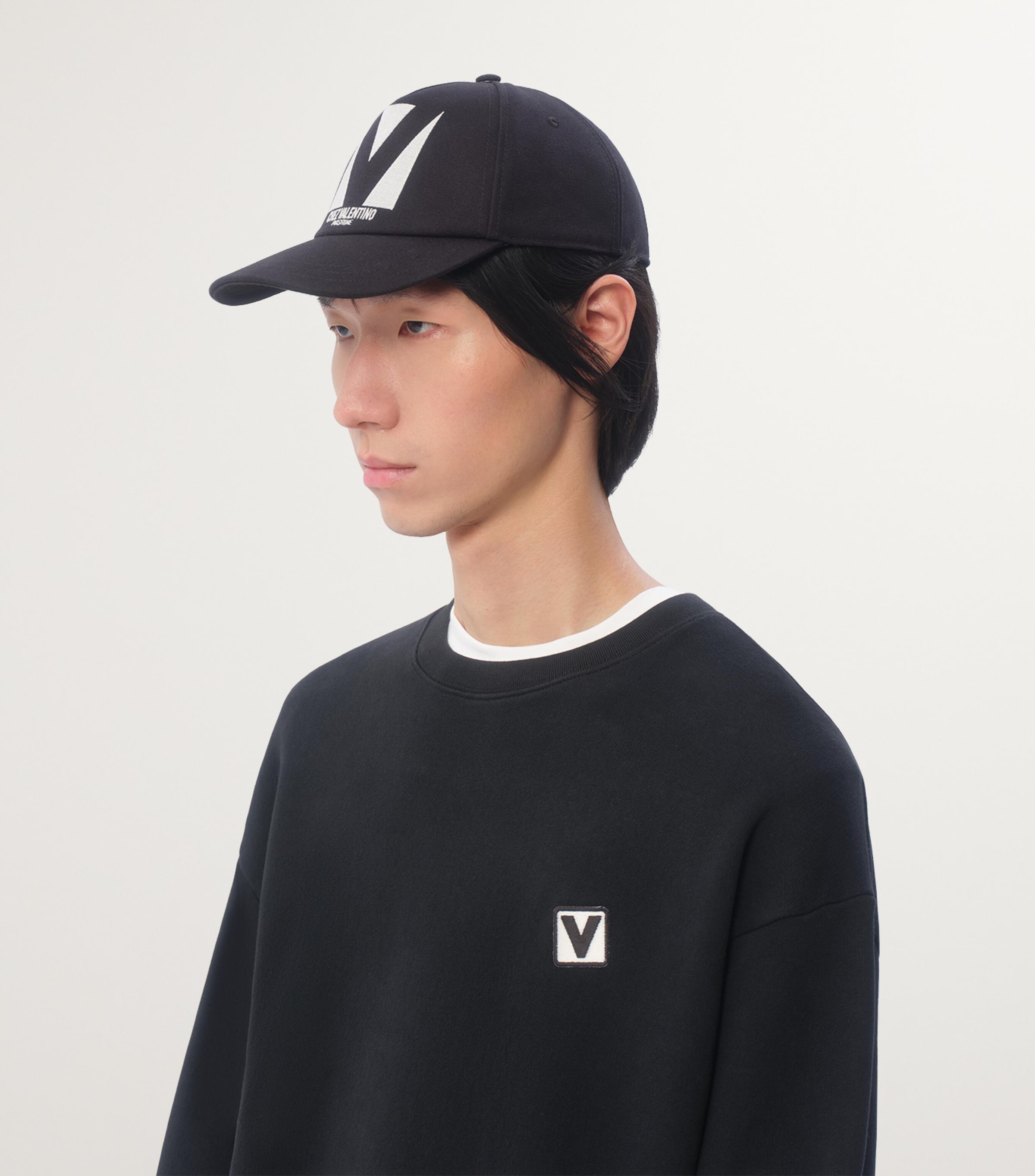 Cotton V Baseball Cap 0NA Image 5