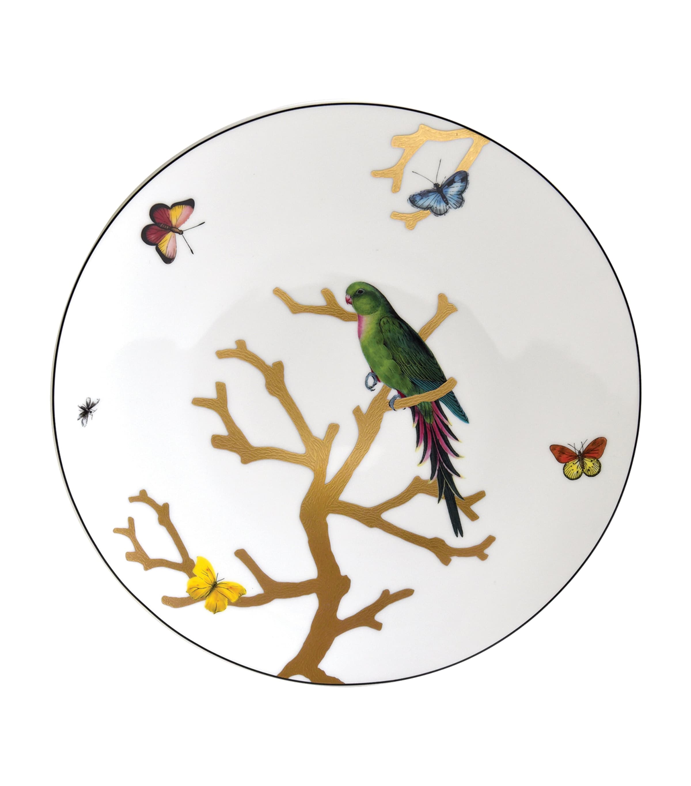 Bernardaud Aux Oiseaux Dinner Plate In White