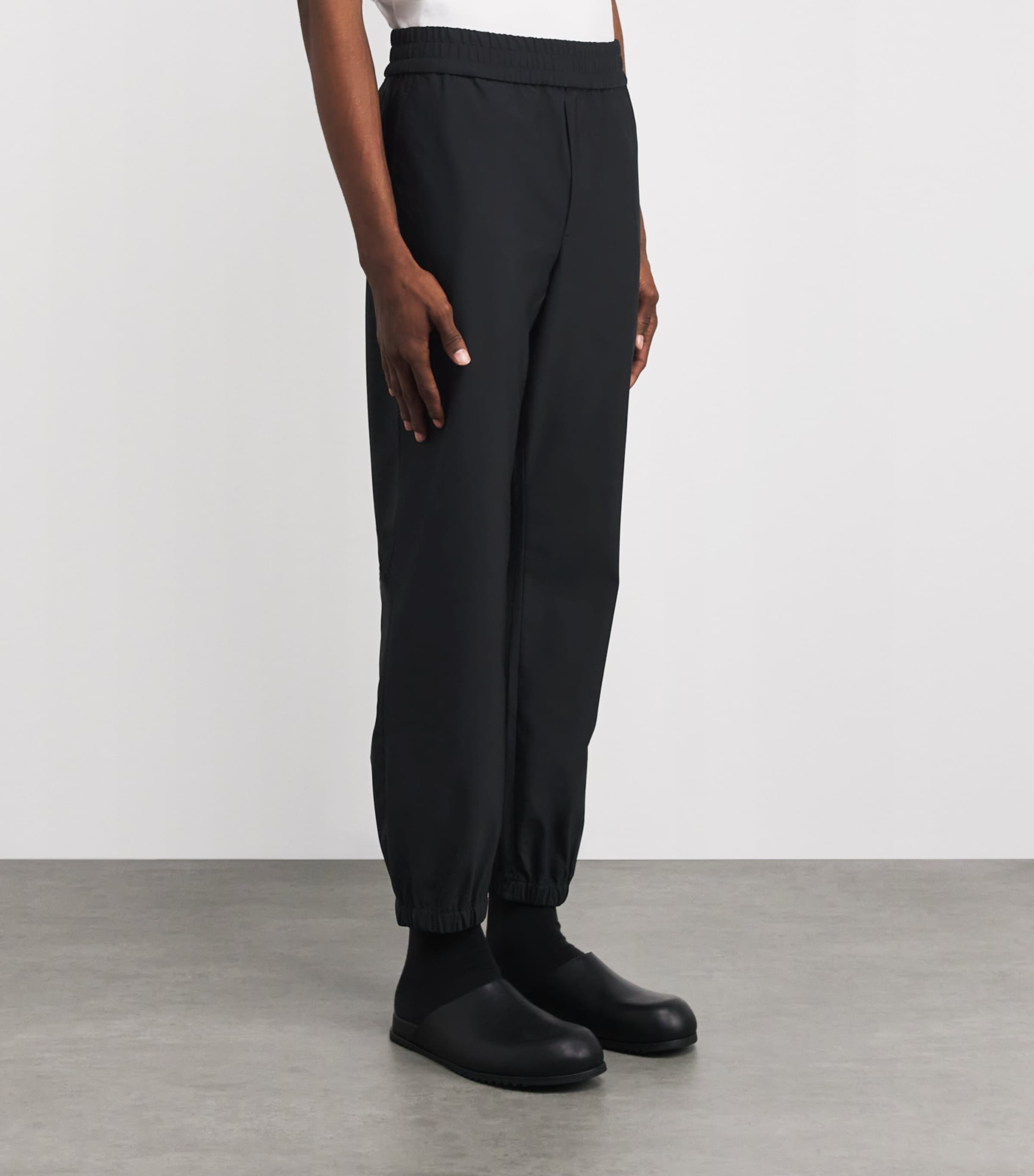 Cuffed Logo Trackpants BLACK - 292 Image 3