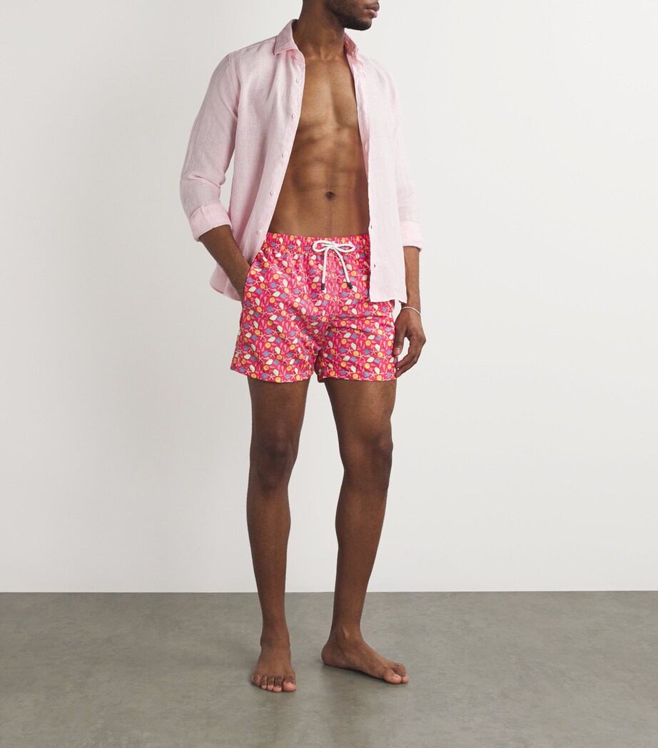 Fedeli Mens Printed Madeira Swim Shorts Multi Image 2