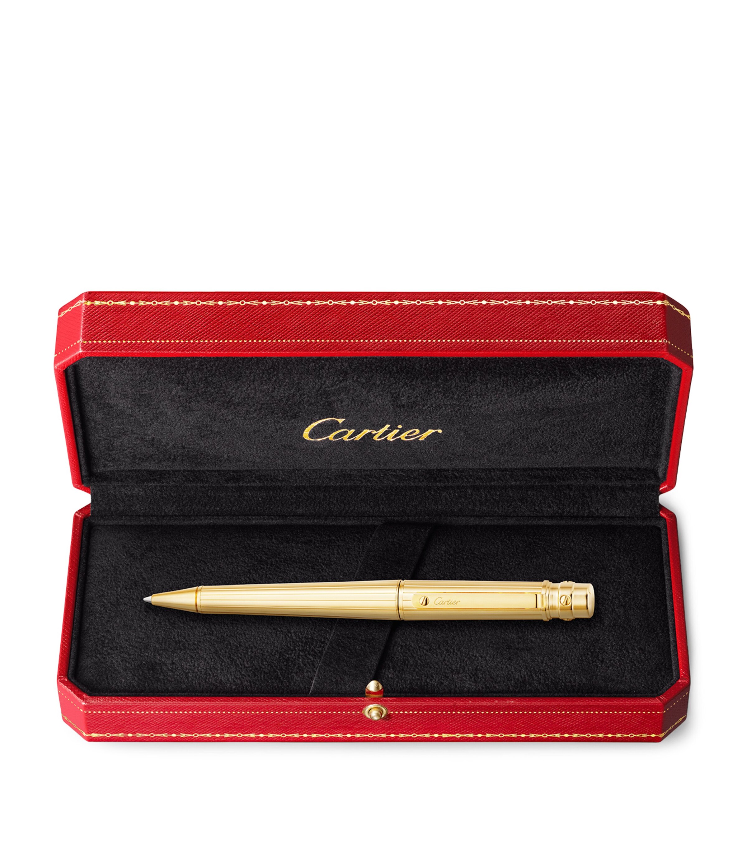 Santos de Cartier Ballpoint Pen GOLD Image 6