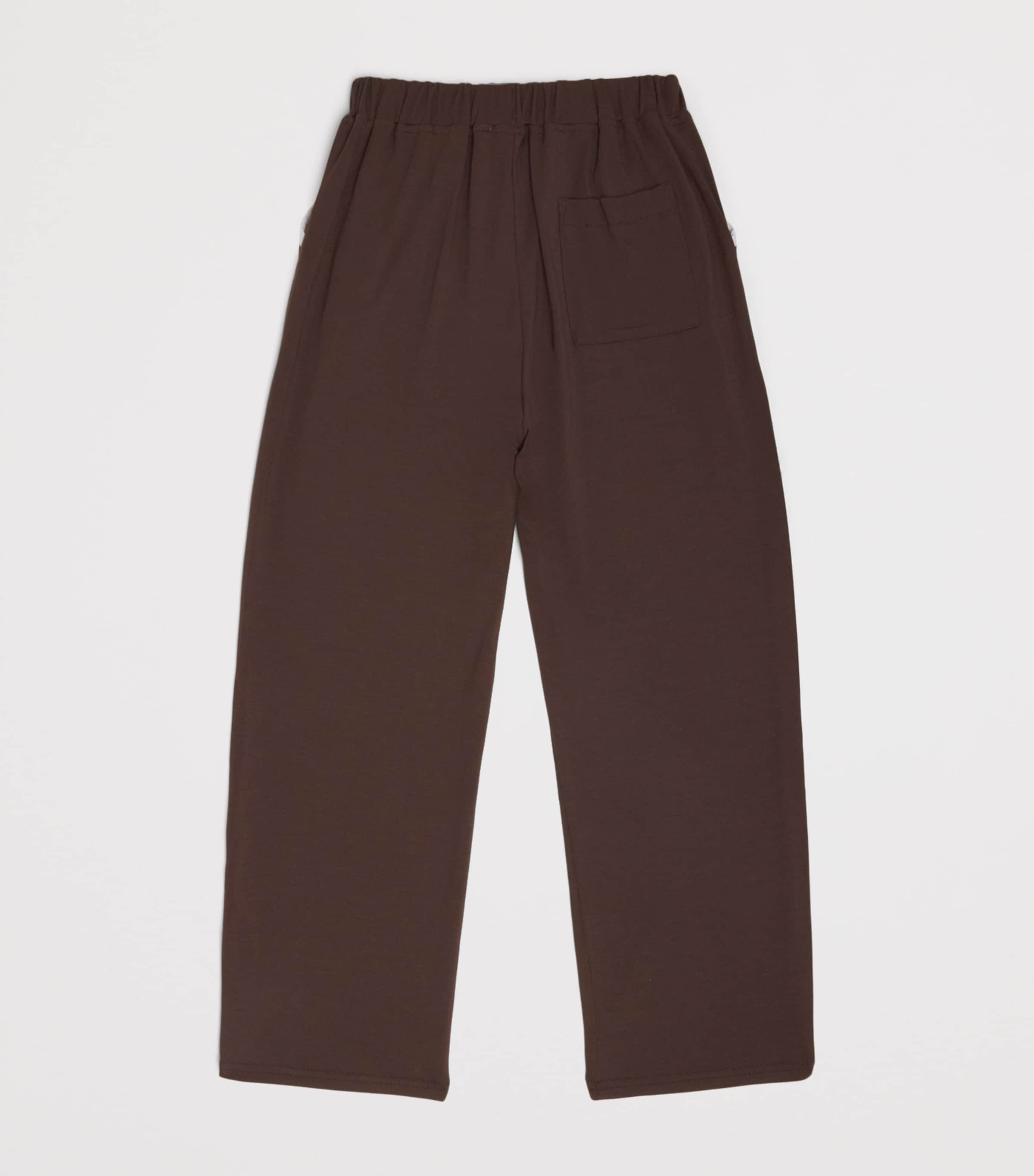Homebody Kids Stretch-Modal Pyjama Bottoms (4-16 Years) Coffee Bean Image 2