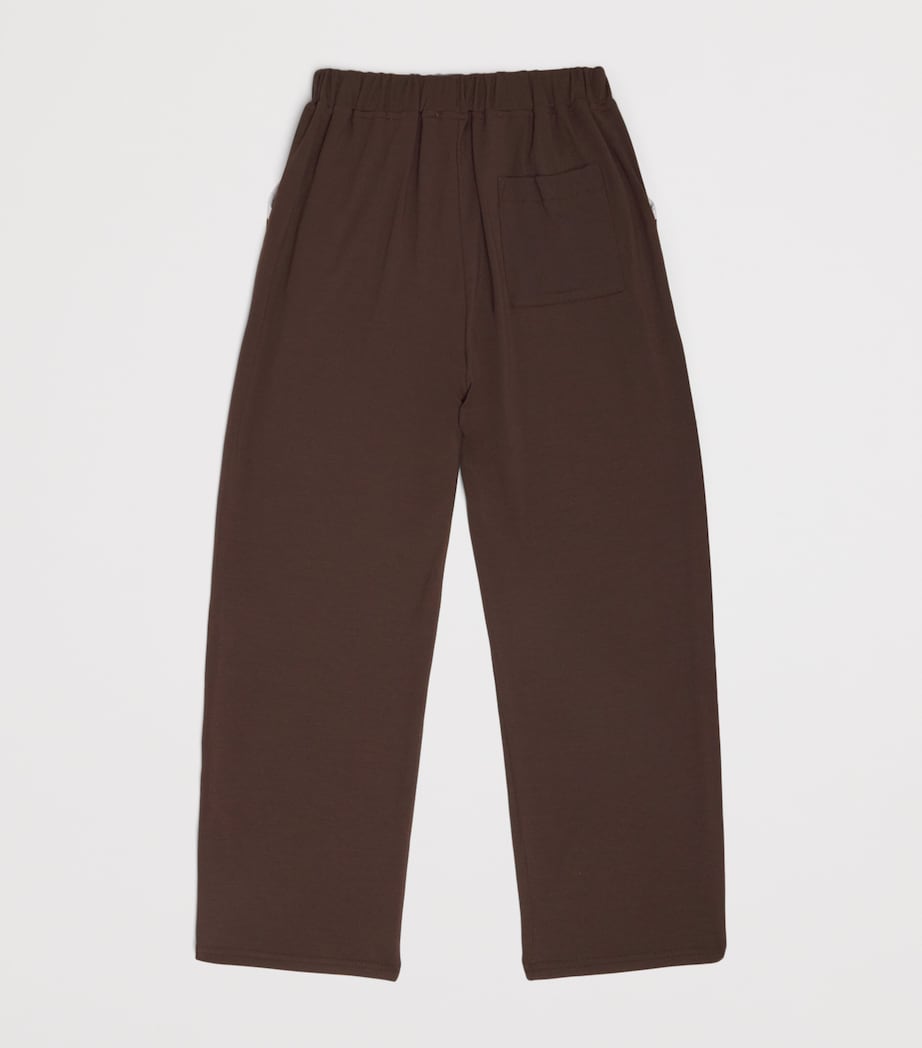 Homebody Kids Stretch-Modal Pyjama Bottoms (4-16 Years) Coffee Bean Image 2