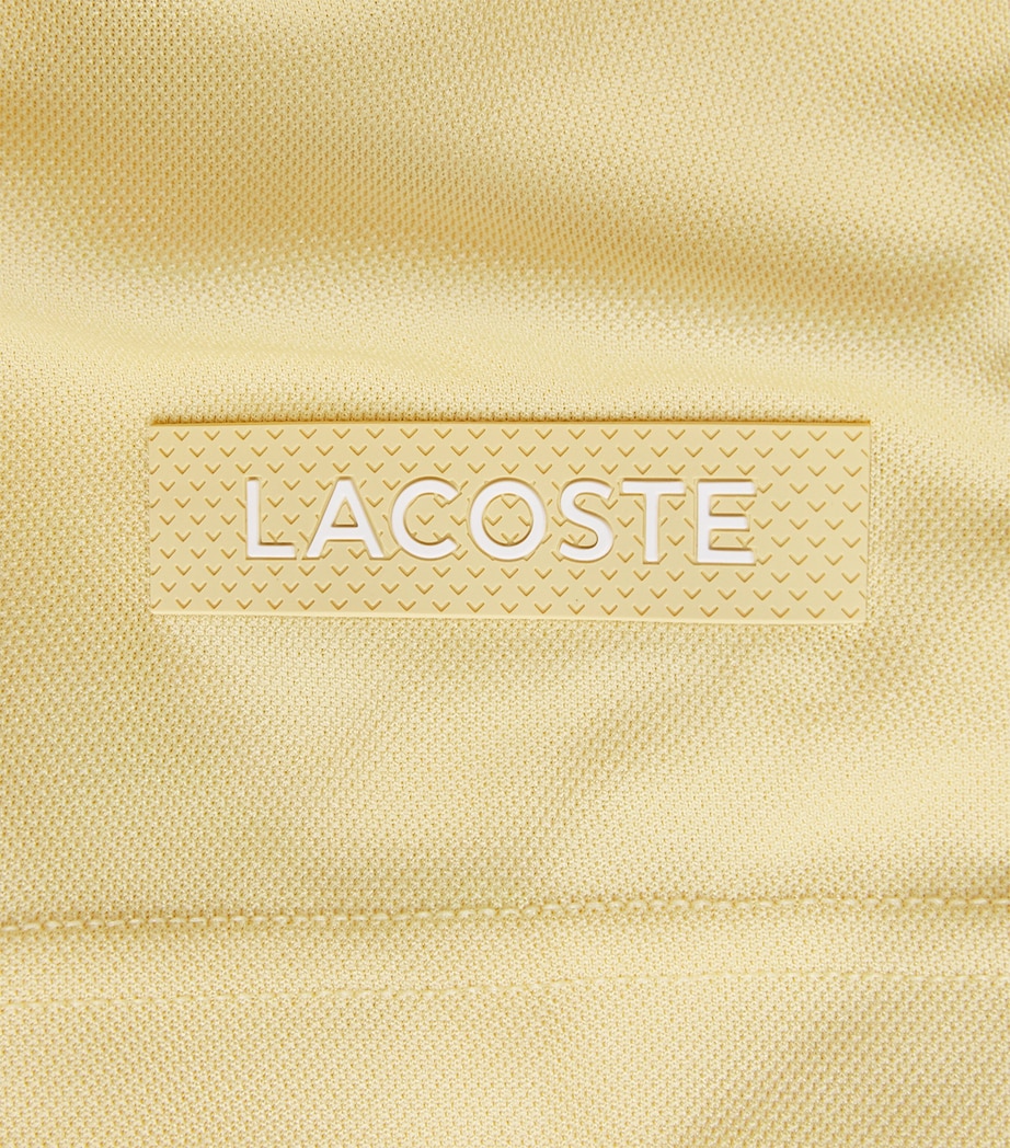 Lacoste Mens Technical Polo Shirt Zcm Soya Image 6