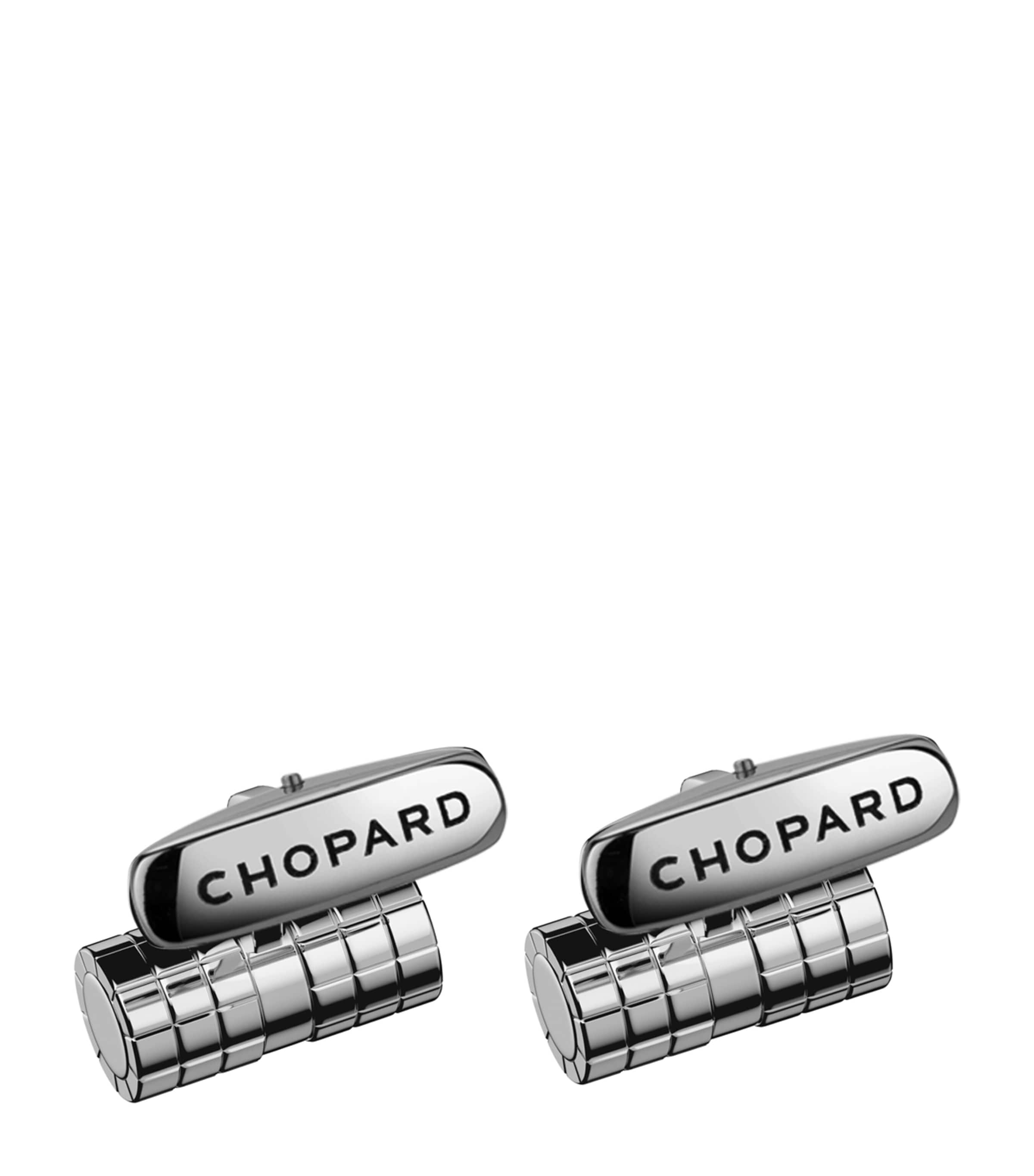 Chopard Ice Cube Cufflinks Silver Image 2