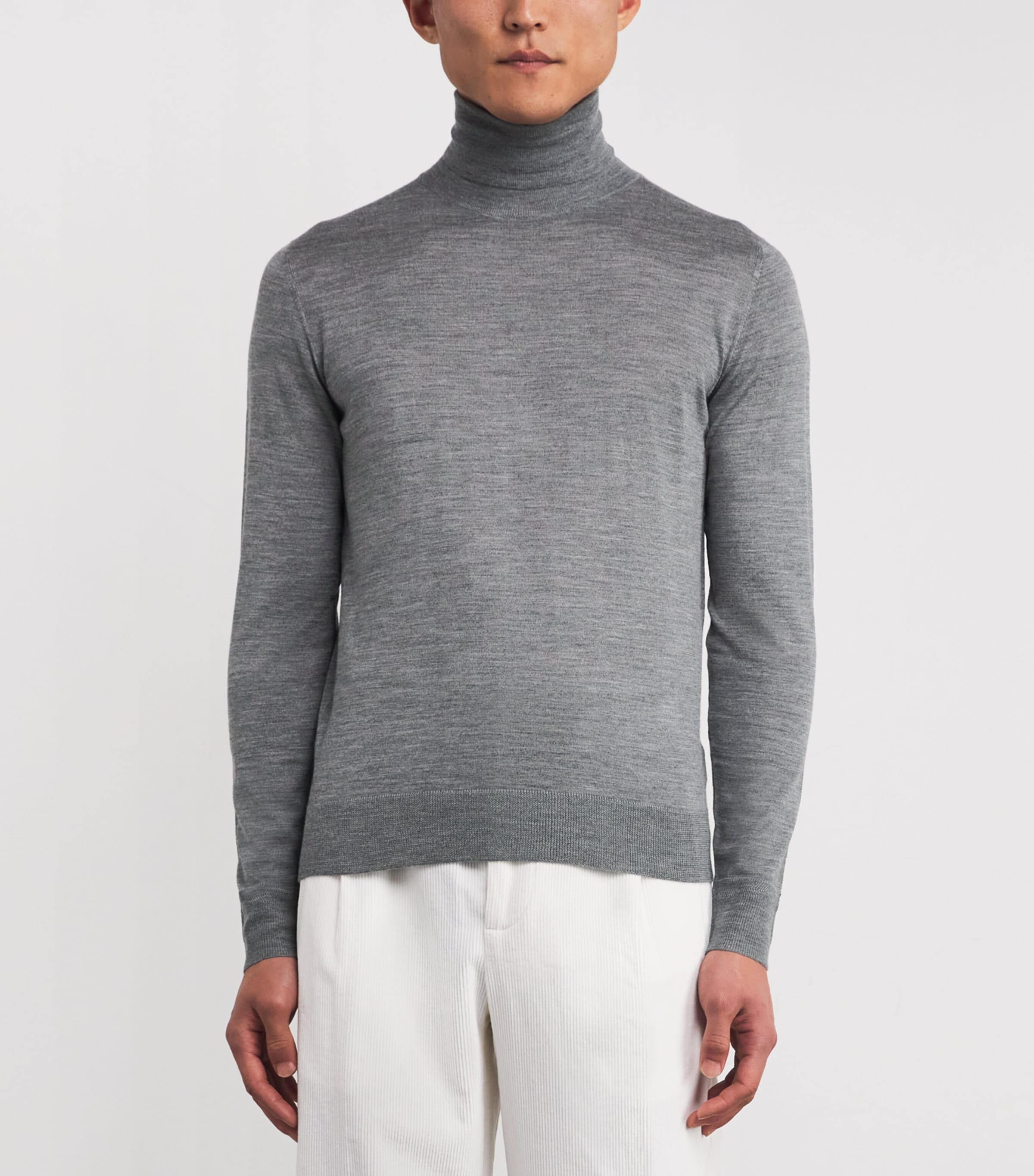 Wool-Silk-Cashmere Rollneck Sweater 940 Image 3