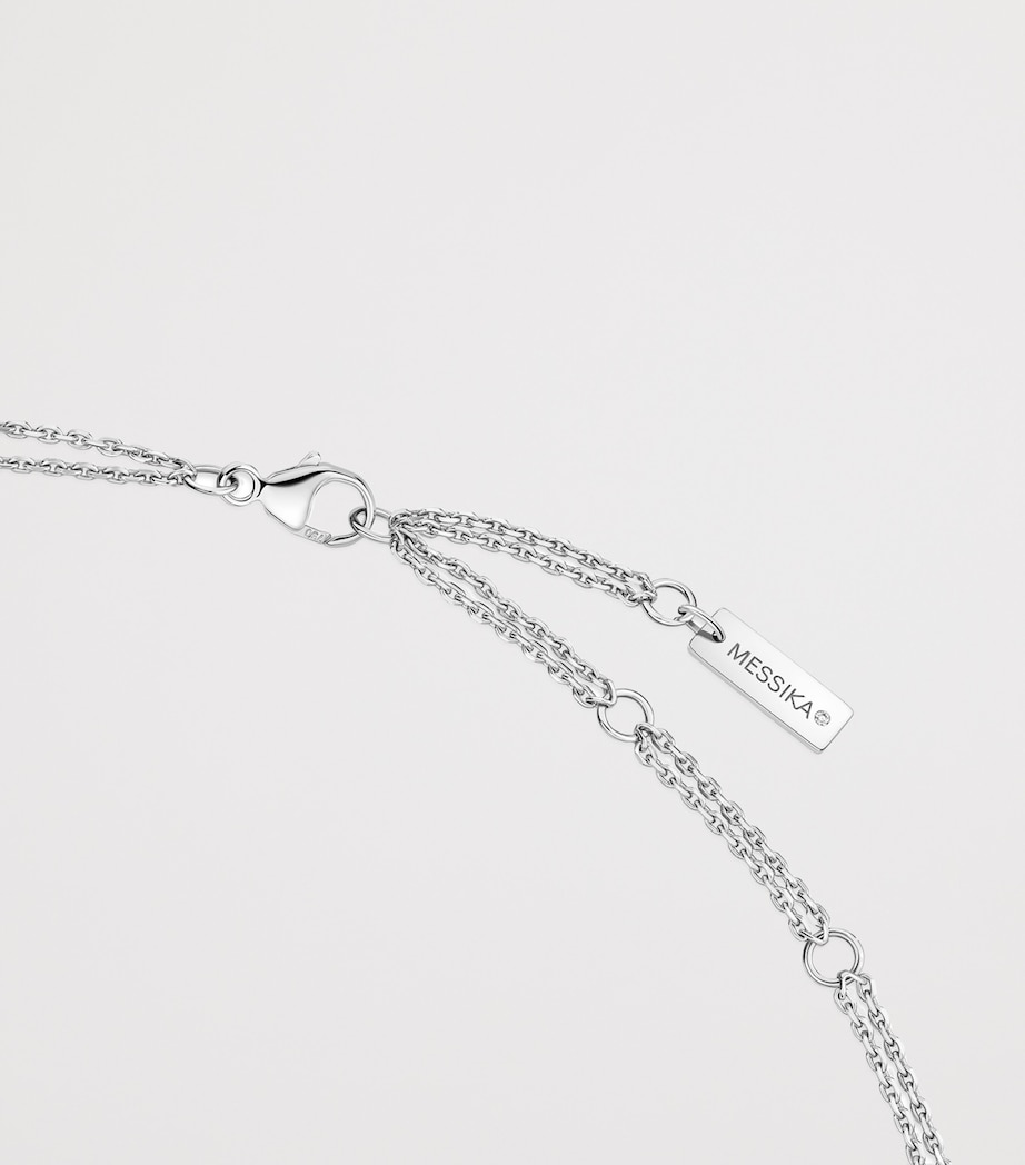 Messika Move 10th Birthday White Gold and Diamond Necklace (1.15ct) White Gold Image 3