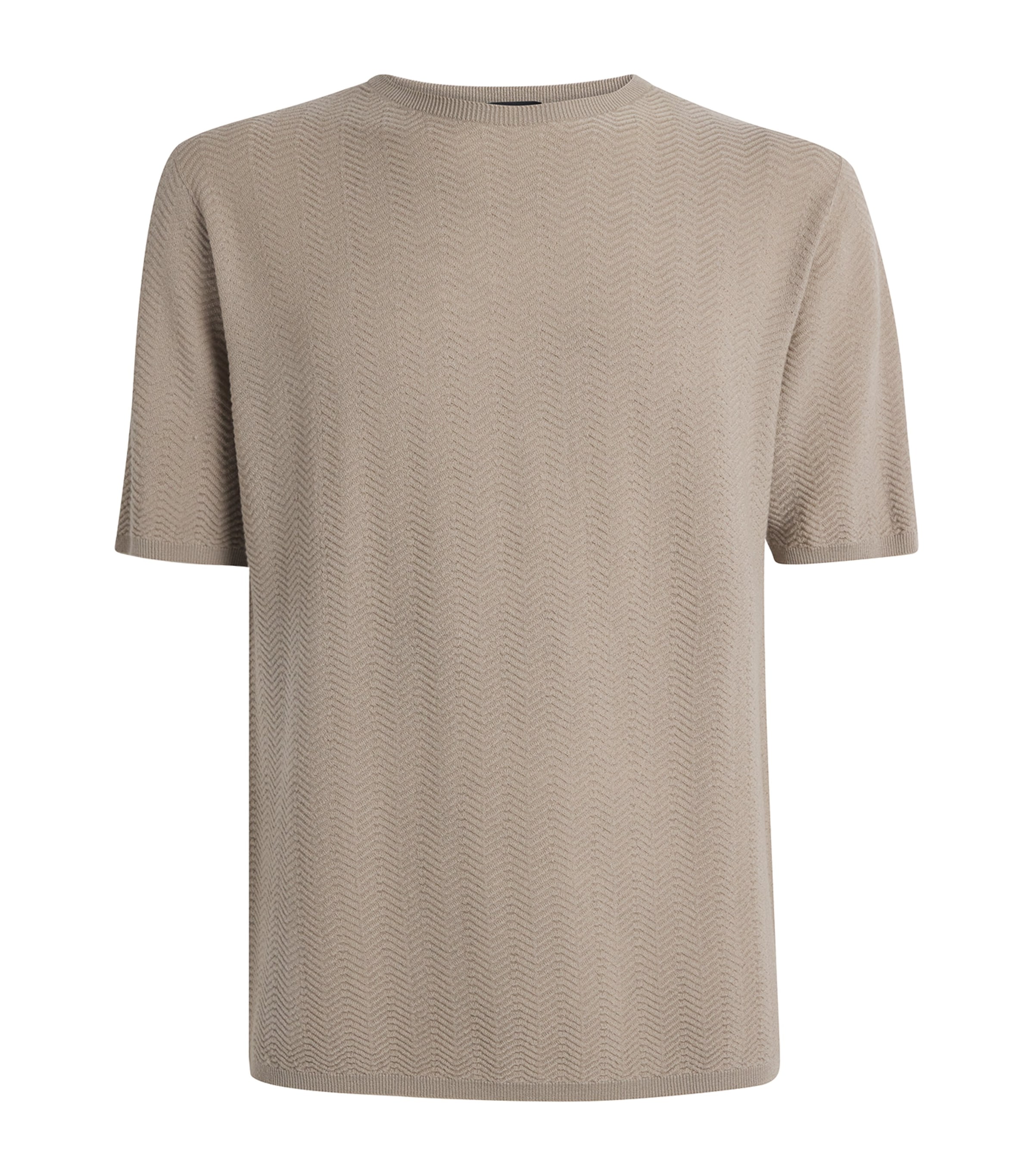Giorgio Armani Virgin Wool-blend Zigzag Sweater
