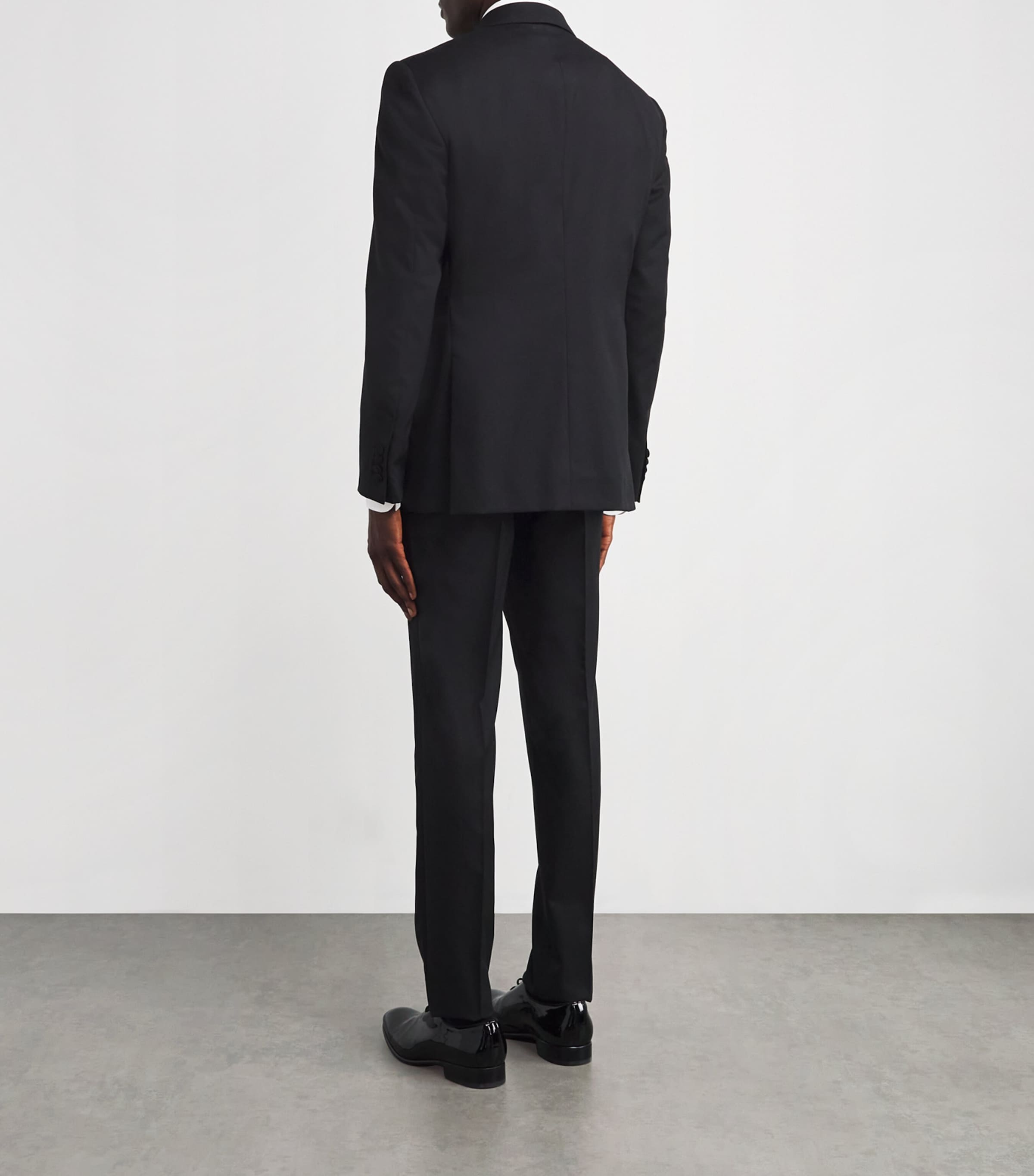 Wool 2-Piece Tuxedo 20BLACK Image 3