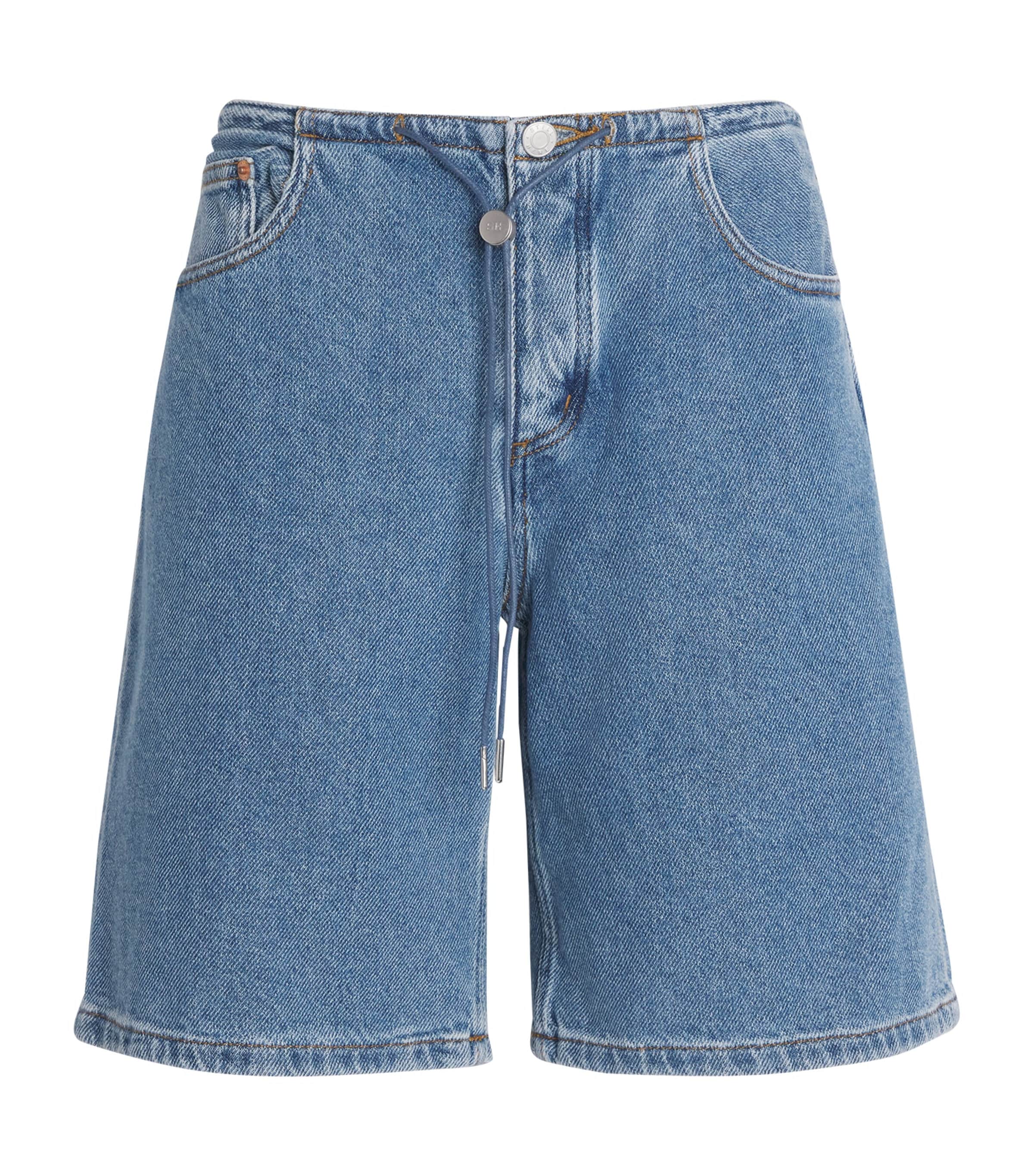 STILL HERE Cool Denim Shorts Classic Blue