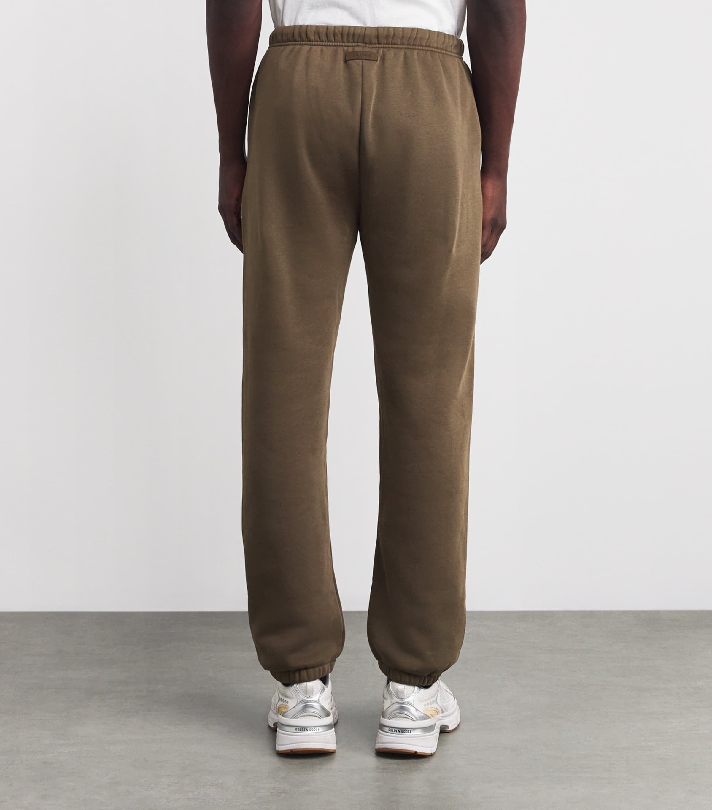 Cotton-Blend Straight Sweatpants DRIFTWOOD Image 4