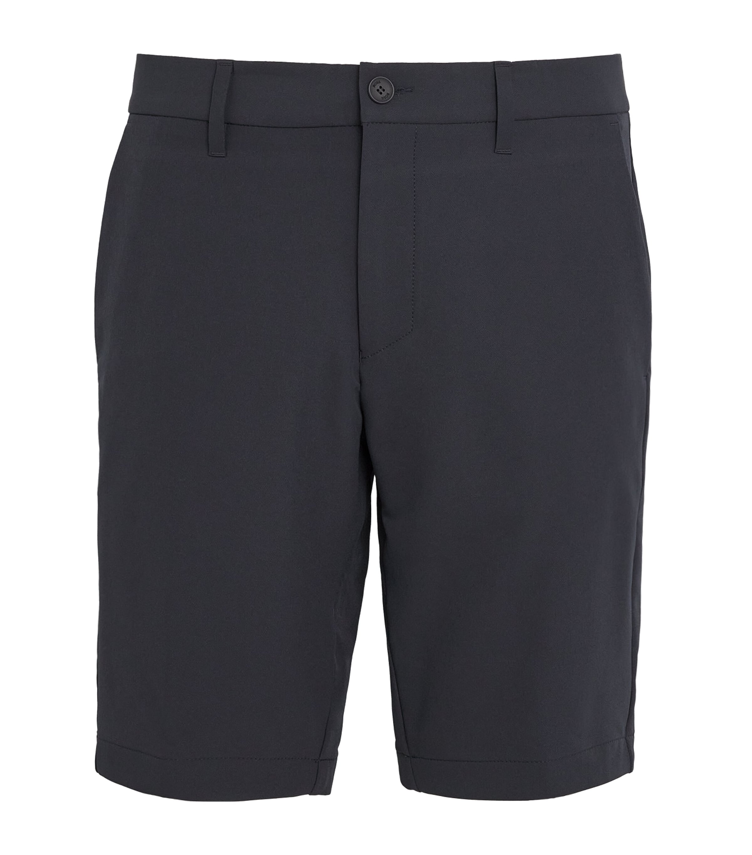 Hugo Boss High-stretch Commuter Shorts In Navy