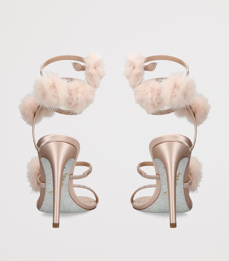 René Caovilla Embellished Cleo Sandals 105 Beige Image 2