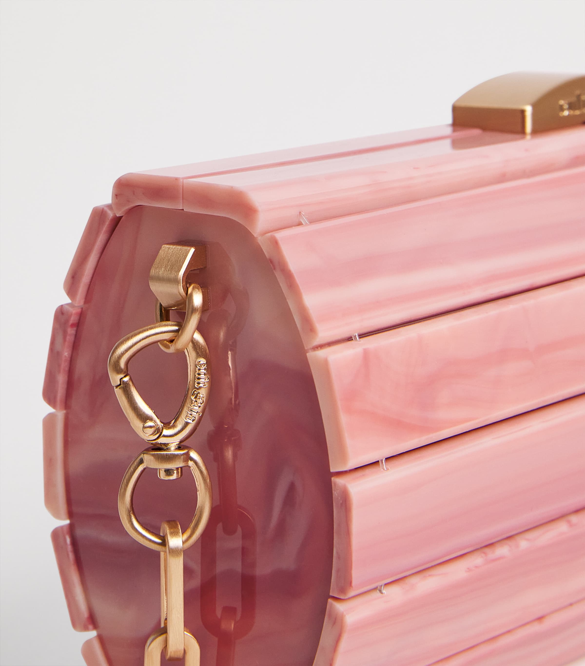 Mini Rolie Polie Clutch Bag ROSE WATER Image 6