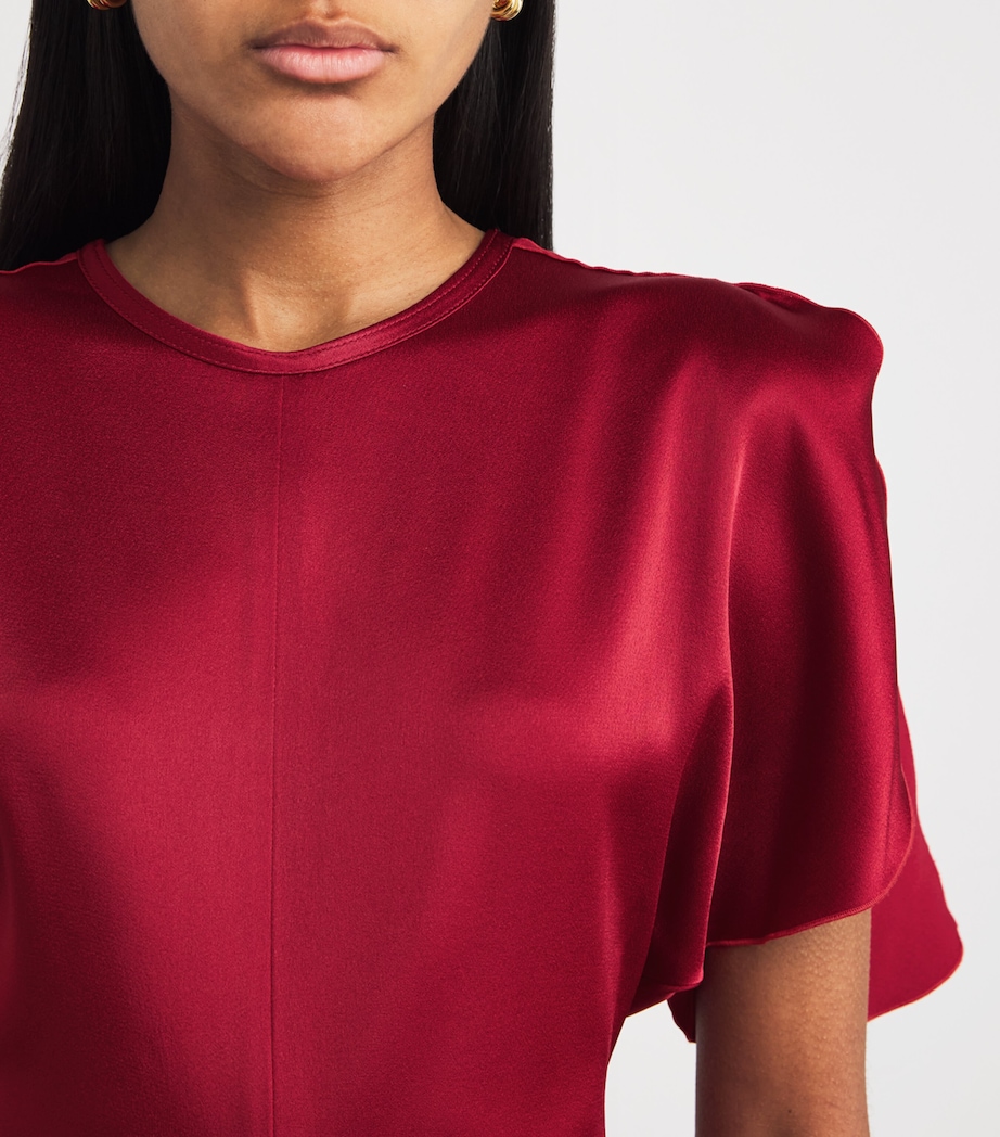 Gathered Waist Maxi Dress 3311 ROSE Image 6