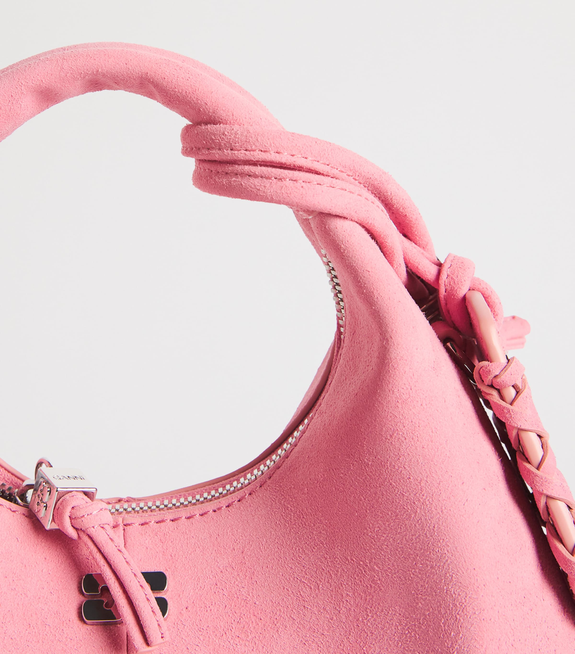 GANNI Mini Shoulder Bag Pink Nectar Image 6