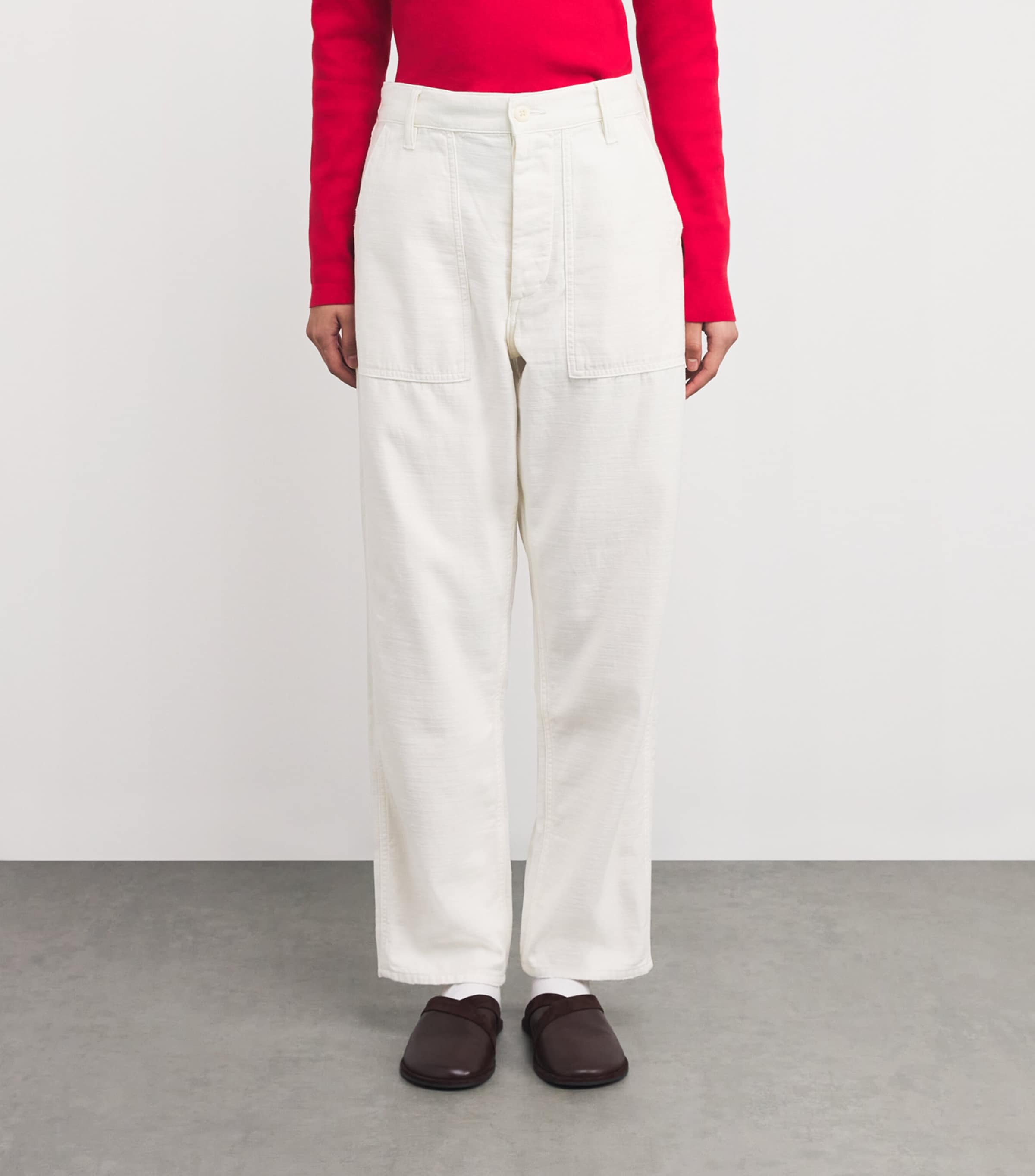 Polo Ralph Lauren Womens Ricky Straight Jeans Natural Image 3