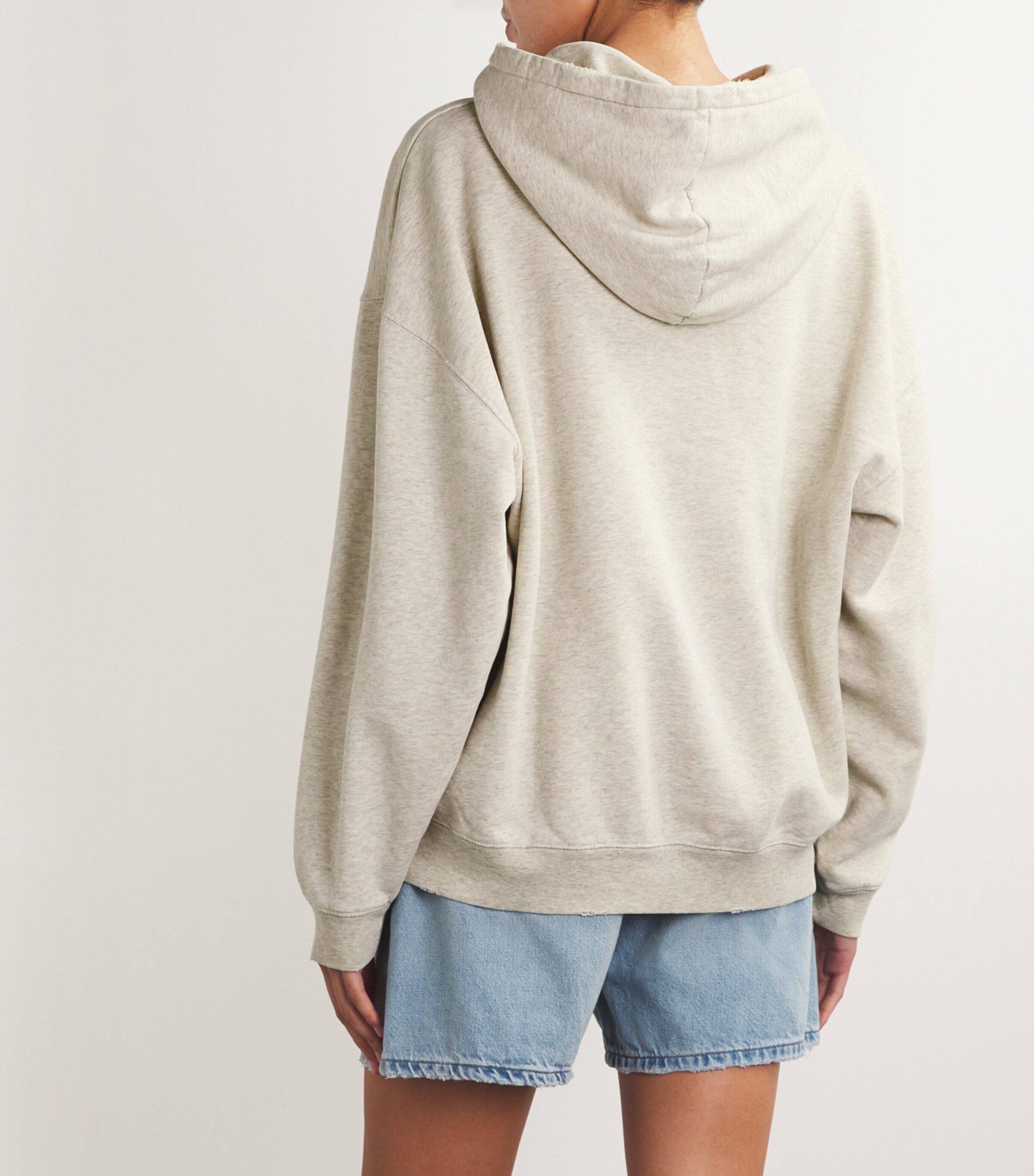 Cotton Harvey Sweatshirt GREY MELANGE Image 4