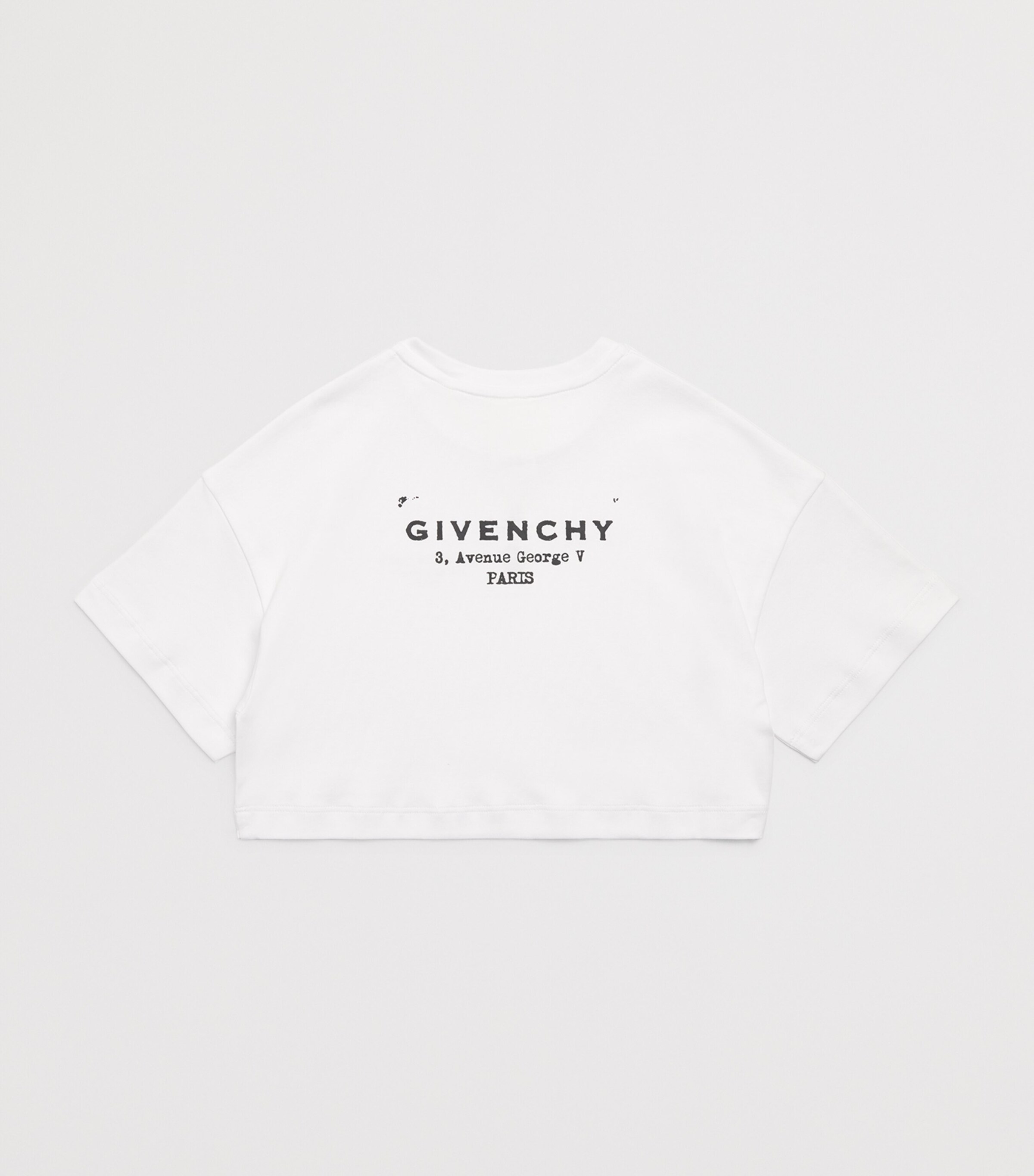 Cotton Cropped Logo T-Shirt (4-12+ Years) H31224/10PWHITE Image 2