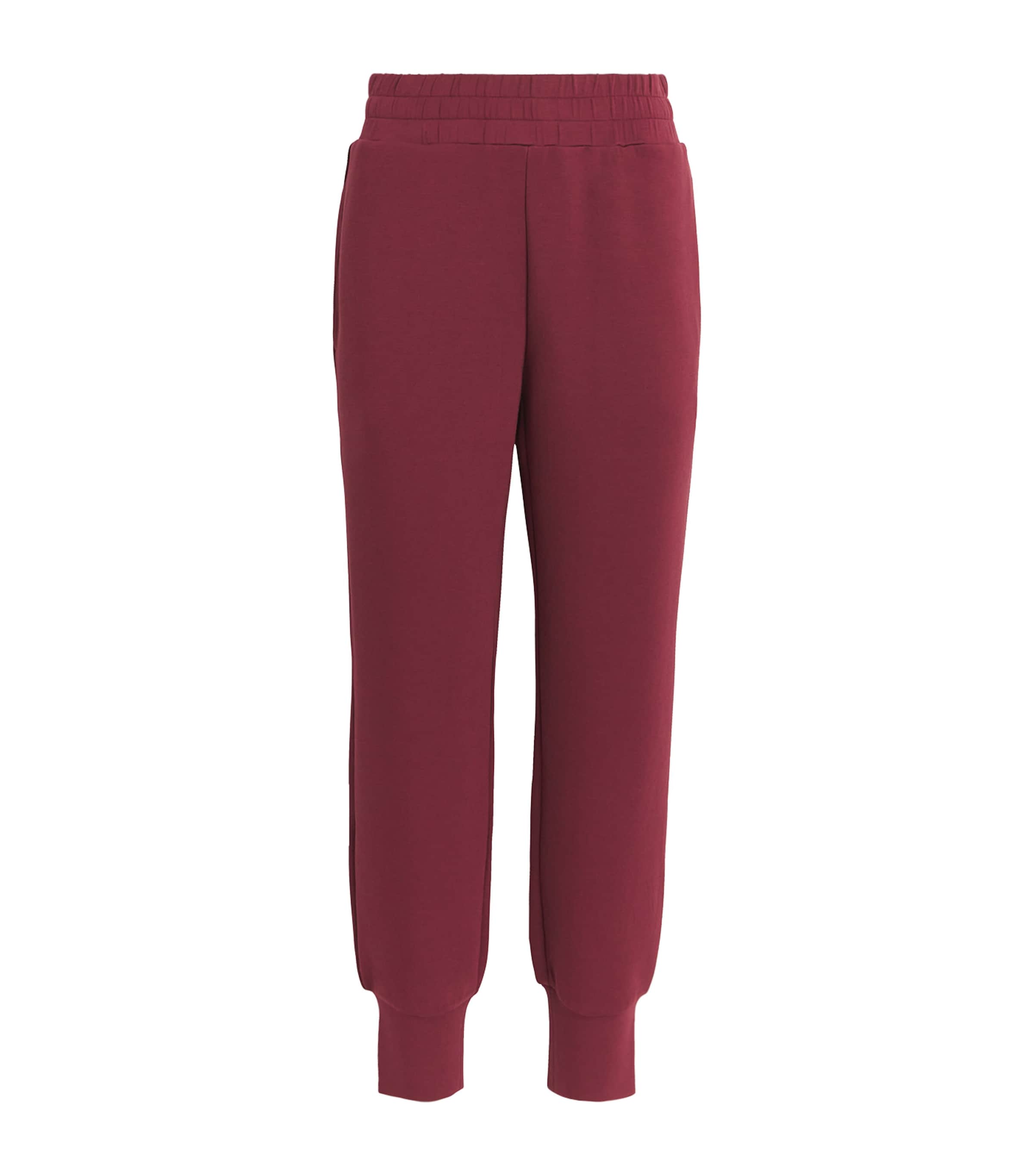Varley The Slim Cuff Sweatpants In Burgundy