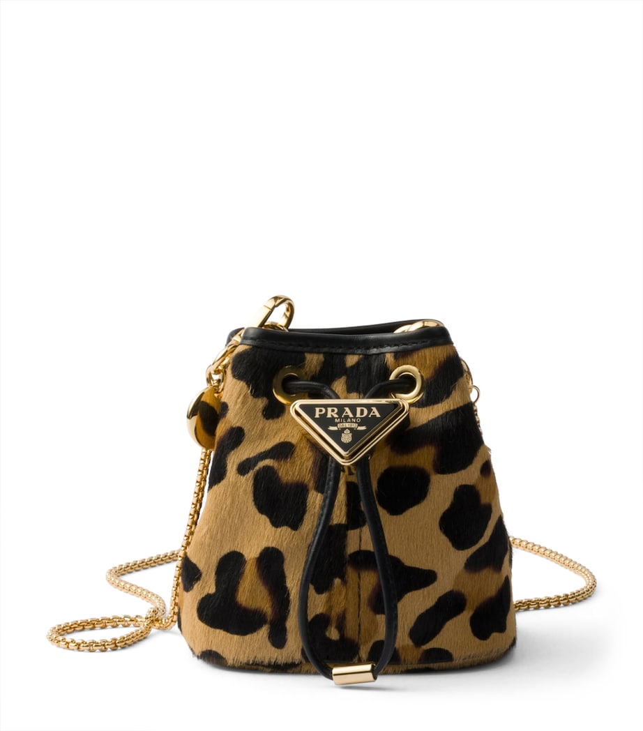 Mini Leather Leopard Cross-Body Pouch F0151 Image 1