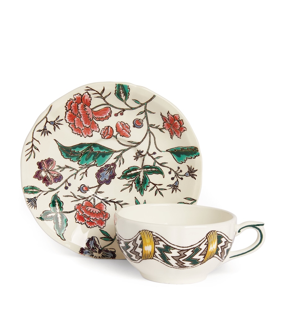 Dominoté Teacup & Saucer MULTI Image 2