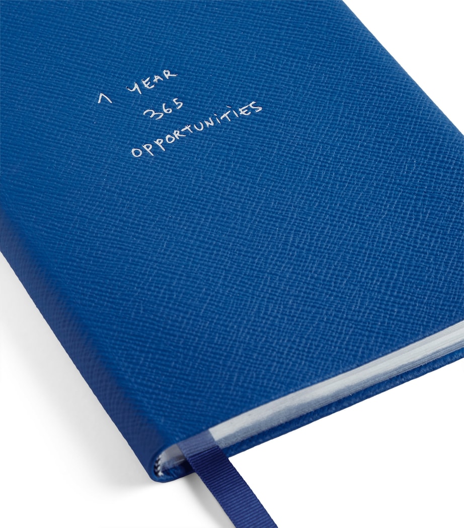 x Thomas Lélu Panama Leather 365 Opportunities Soho Notebook CERULEAN Image 2