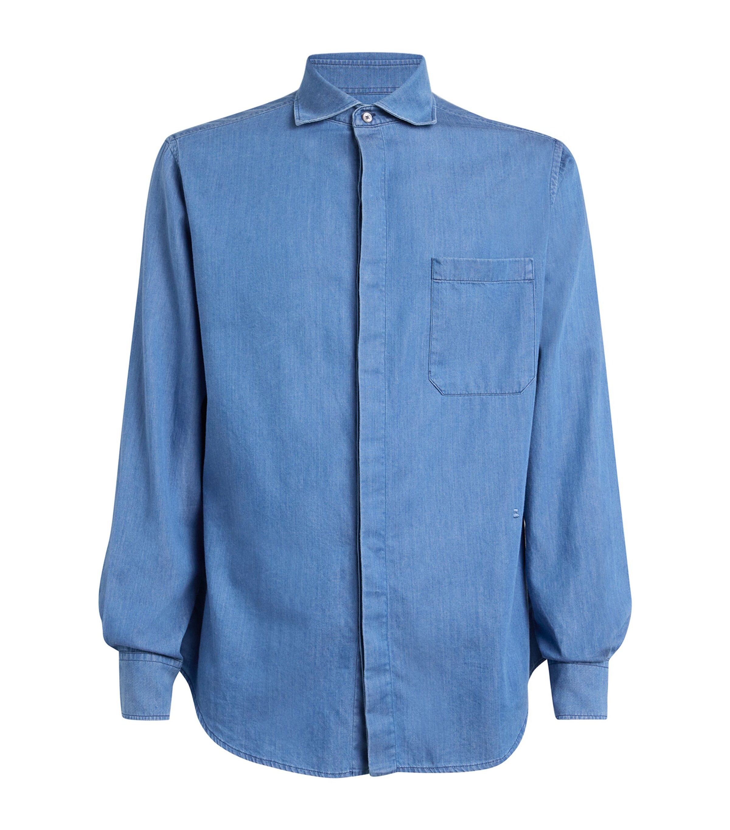 Denim Shirt BLUE Image 1