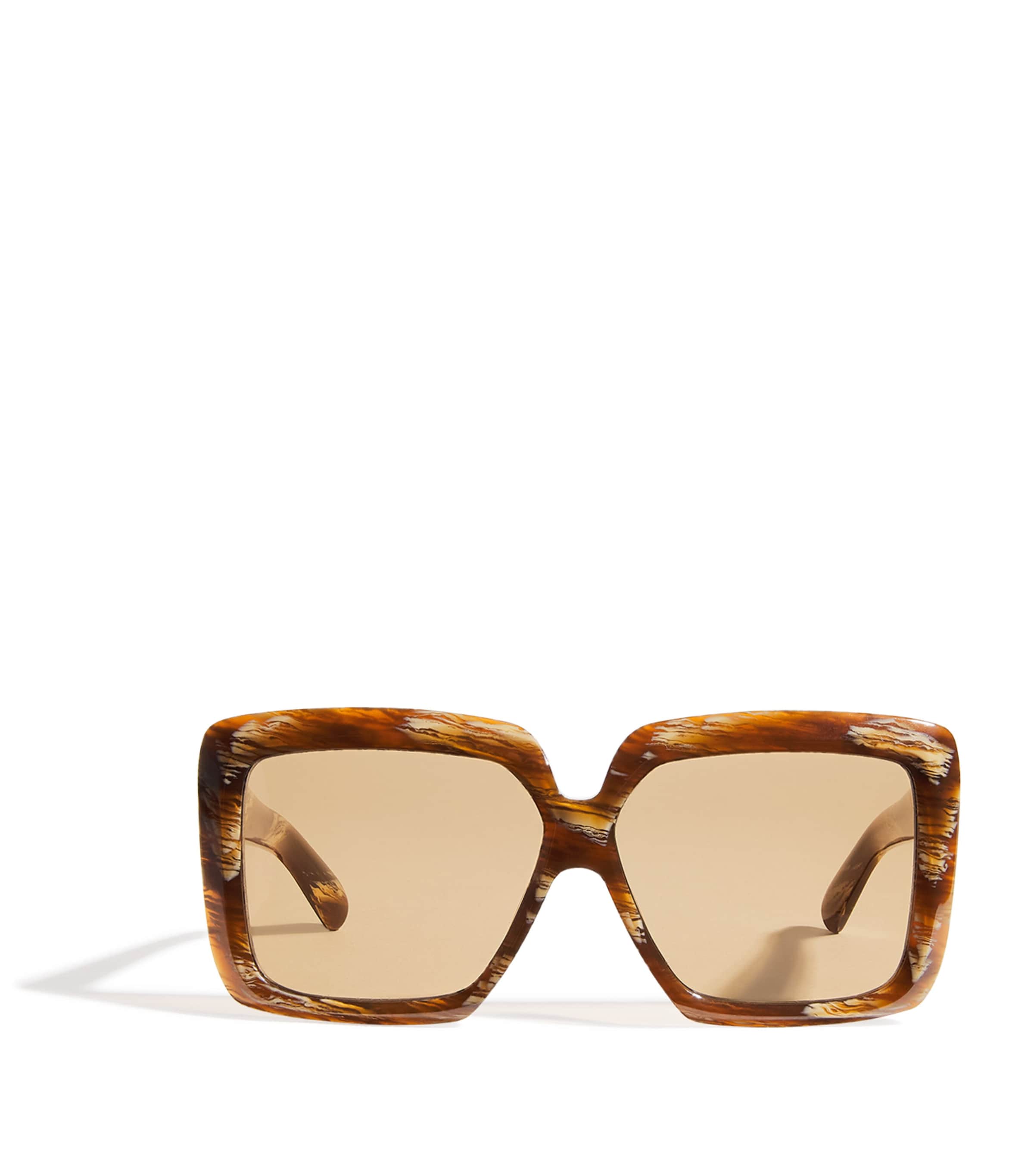 Joseph Tortoiseshell Square Sunglasses