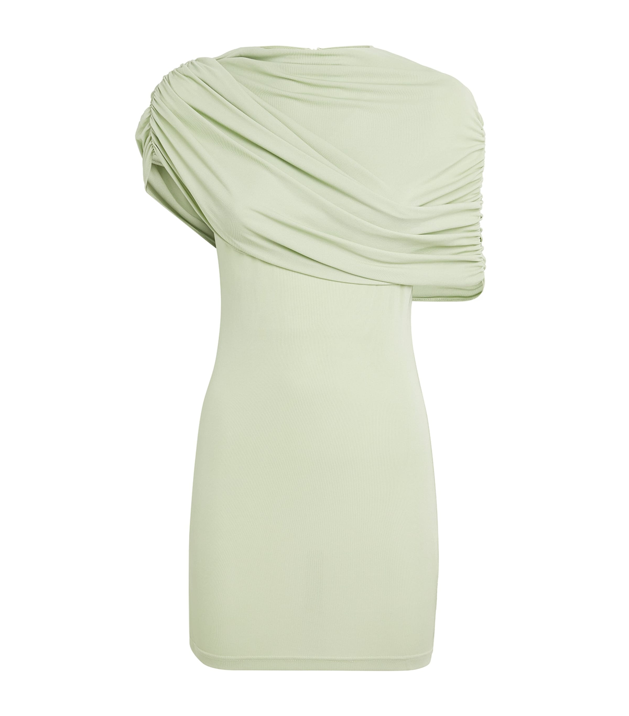 Esse Studios Bonachi Cape Mini Dress In Green
