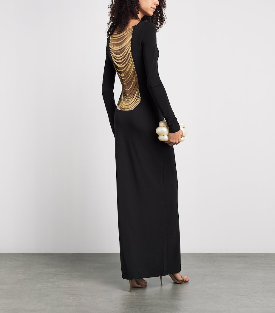 Cult Gaia Womens Armand Gown Black Image 2