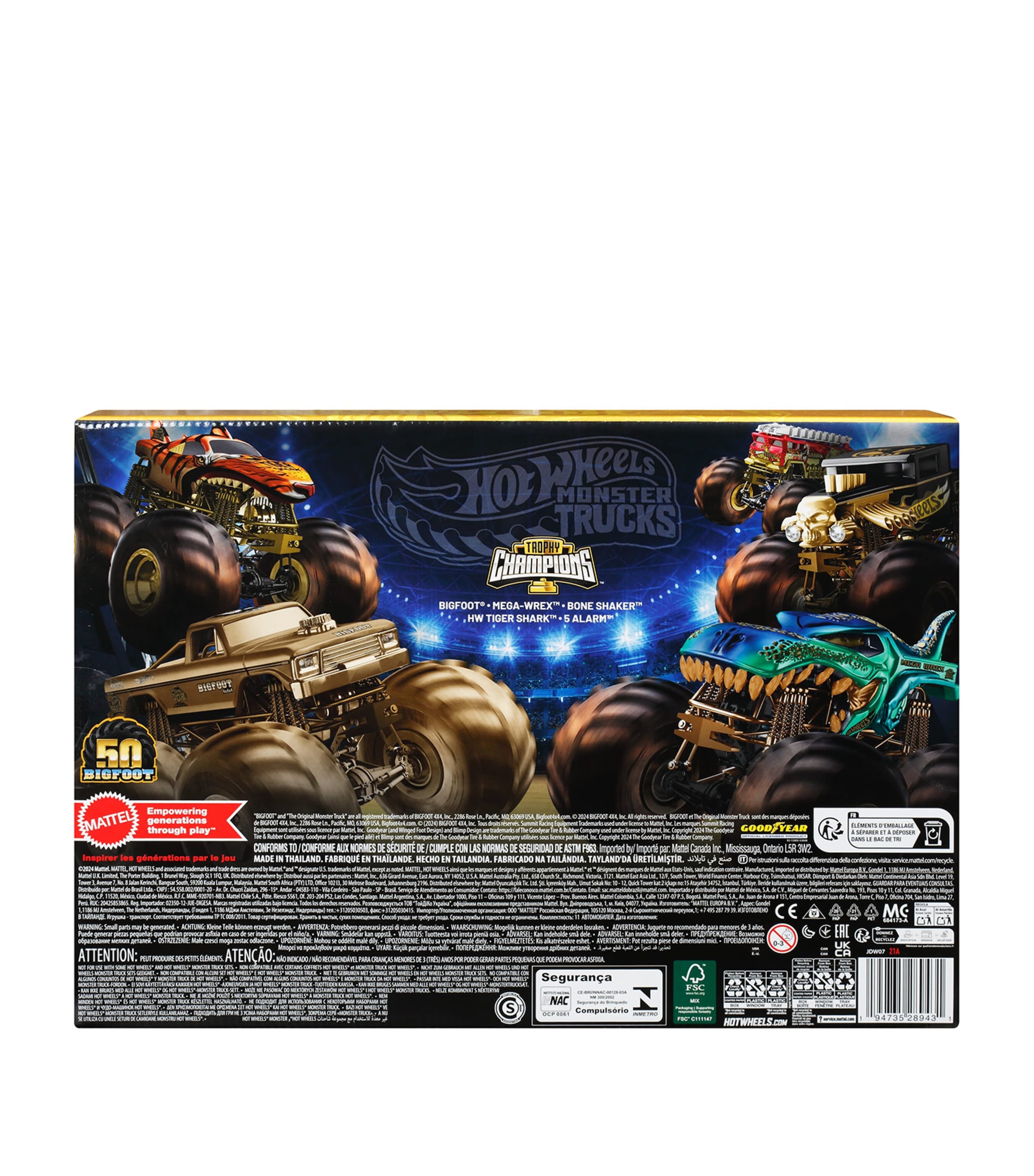 Hot Wheels Monster Trucks Trophy Champions Collection MULTI Image 6