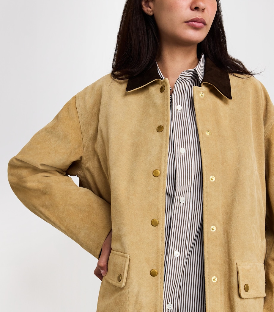 Calf Suede Cassidy Jacket TAN Image 6