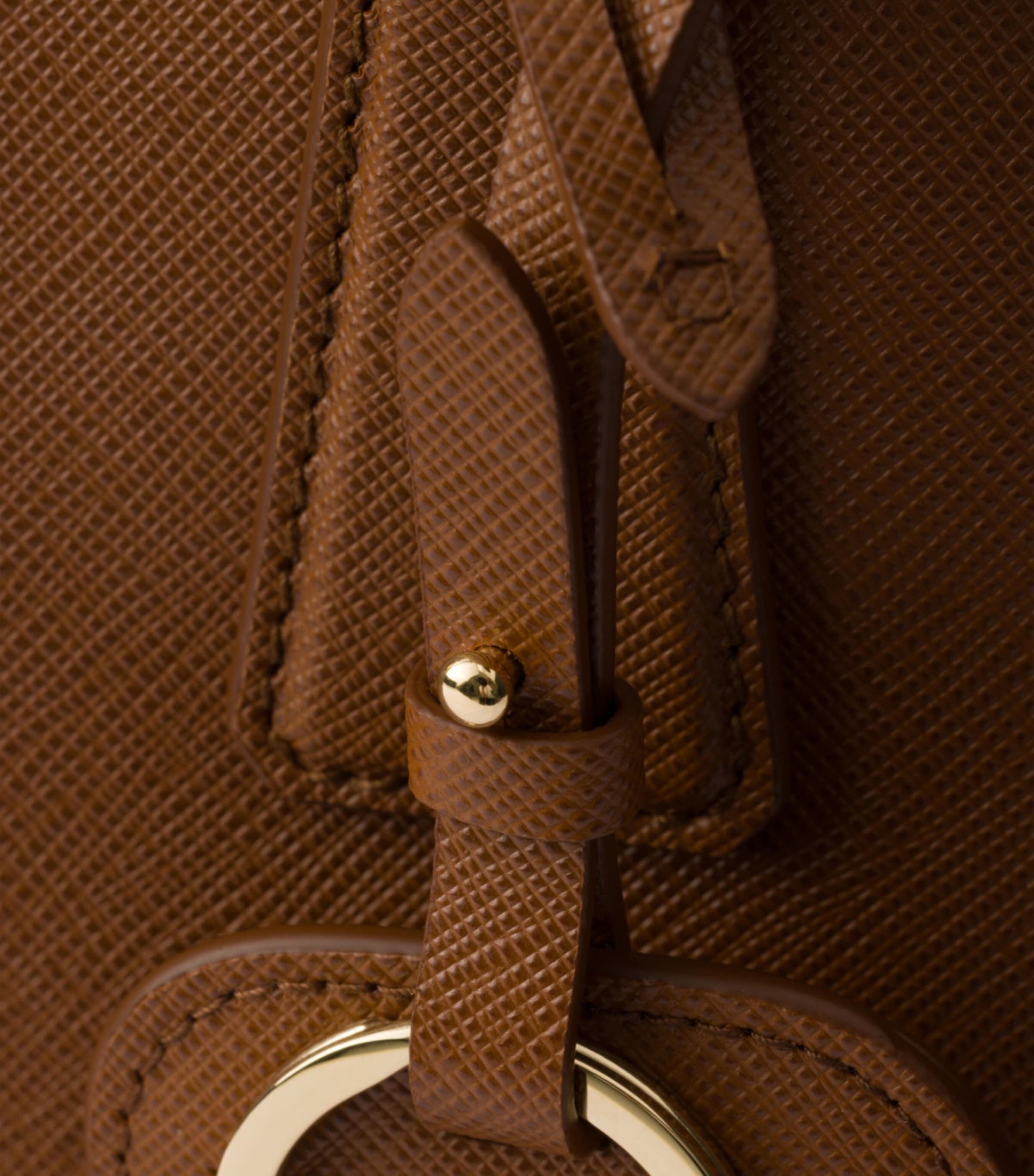 Prada Large Saffiano Leather Galleria Top-Handle Bag Brown Image 5