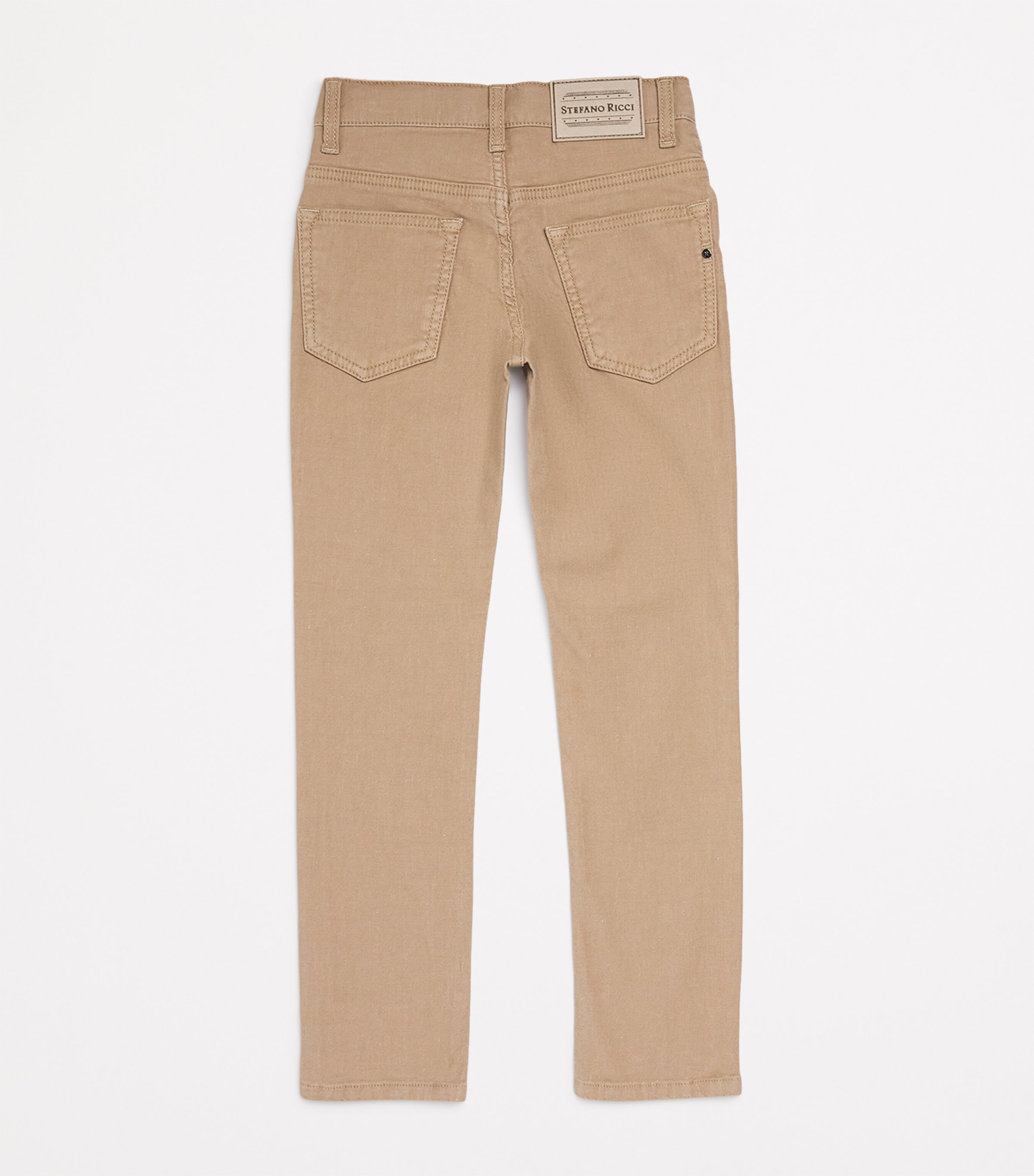 Stefano Ricci Kids Straight Jeans (4-16 Years) Beige Image 2