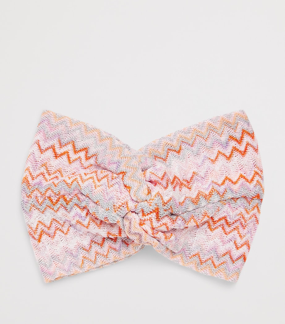Missoni Knot-Front Zigzag Headband Image 2