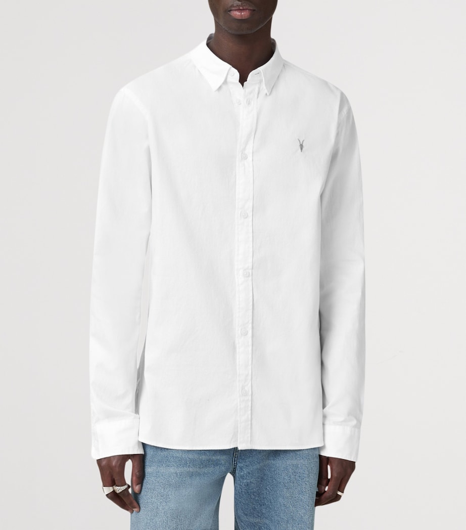 Stretch-Cotton Hawthorne Shirt WHITE Image 6