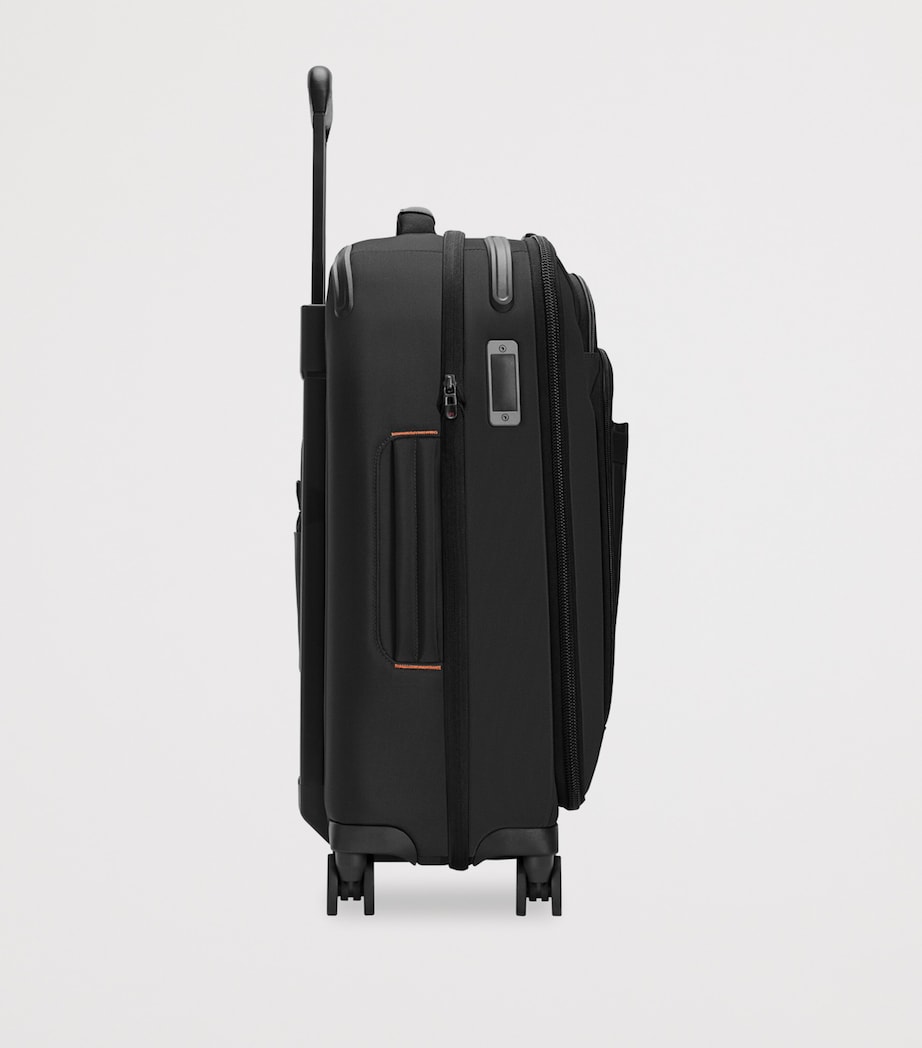 ZDX Essential Carry-On Spinner Suitcase (56cm) BLACK Image 6