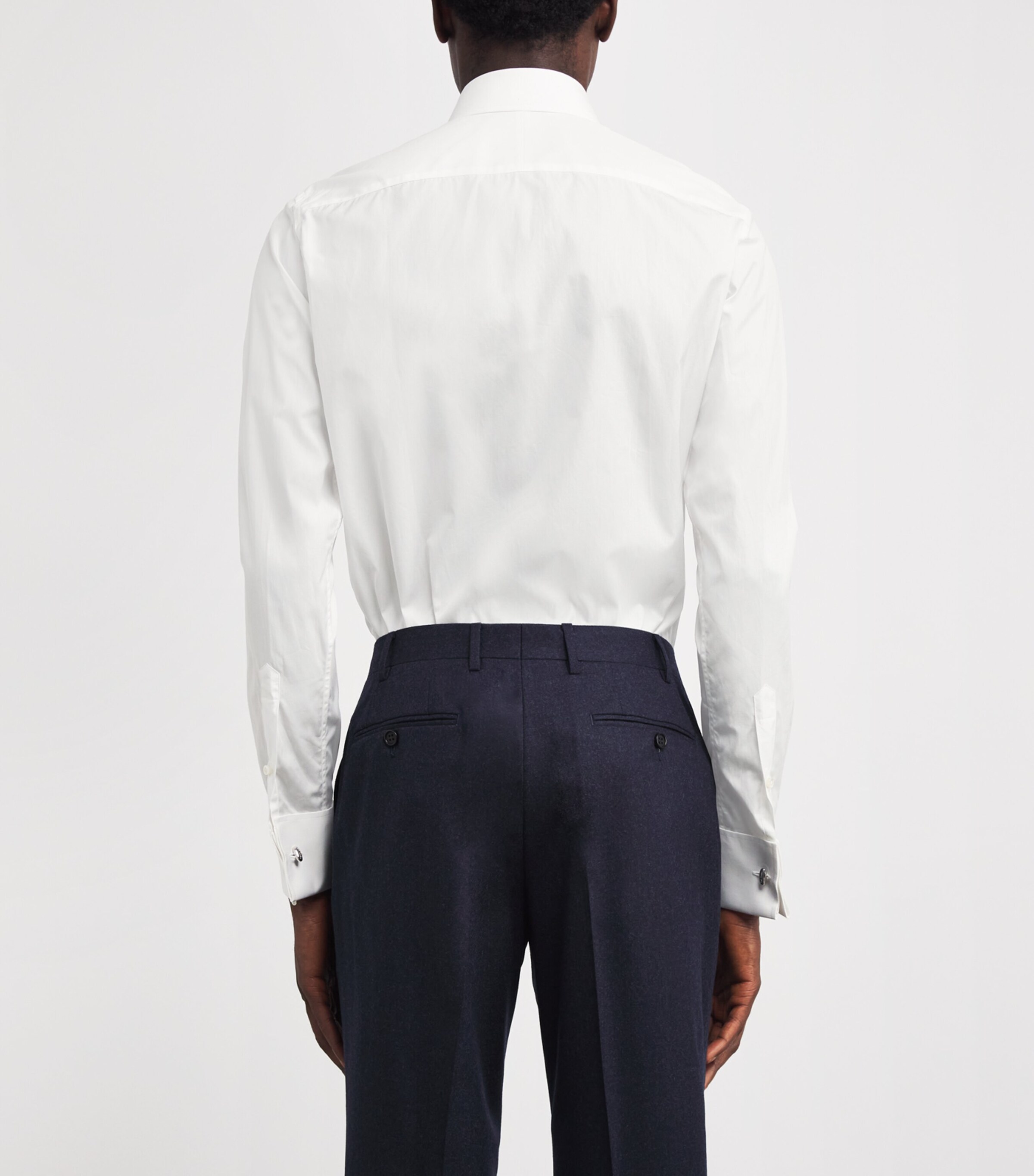 Egyptian Cotton Slim-Fit Shirt WHITE Image 10